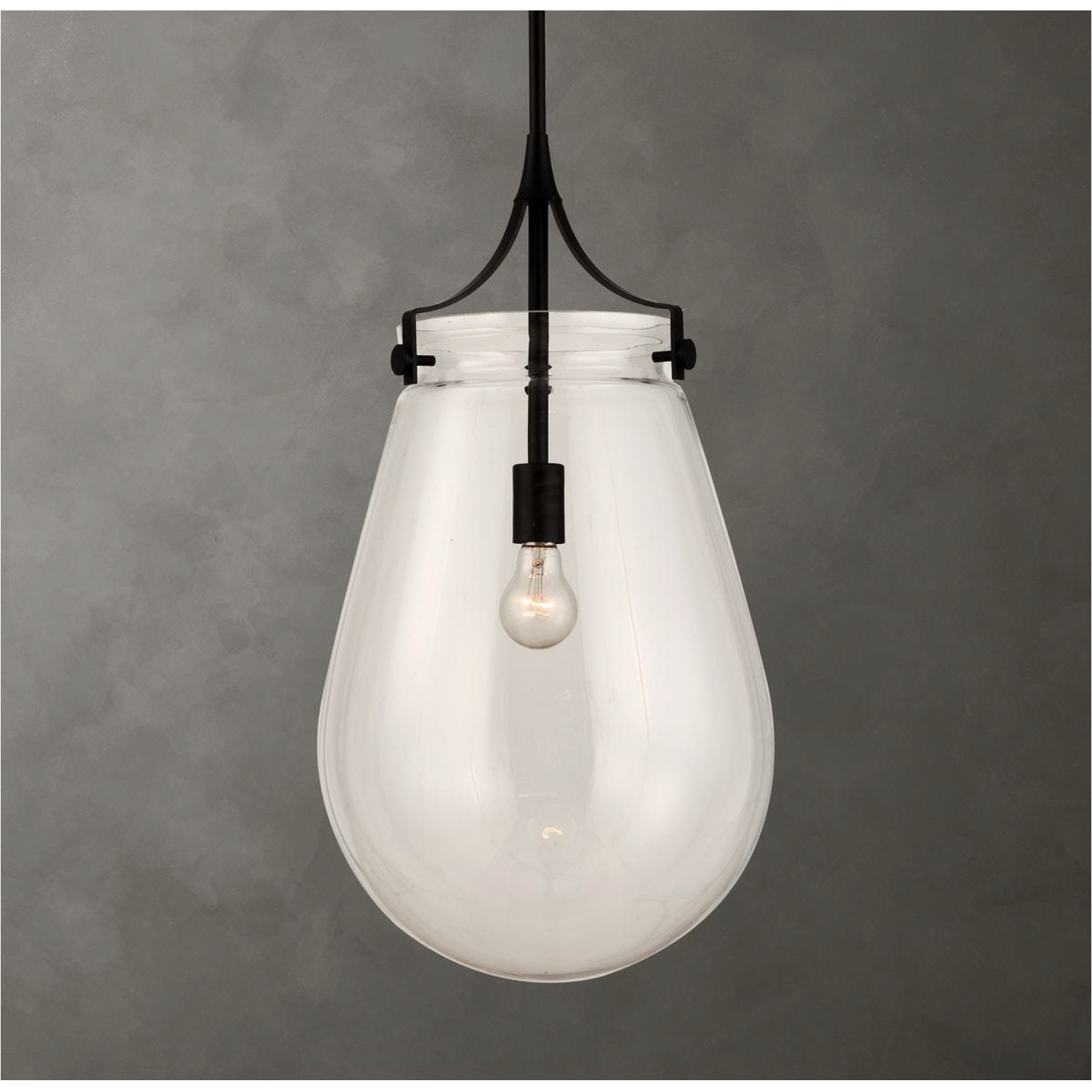 Uttermost Dewdrop Floating Clear Glass Pendant ~ 1 Lt