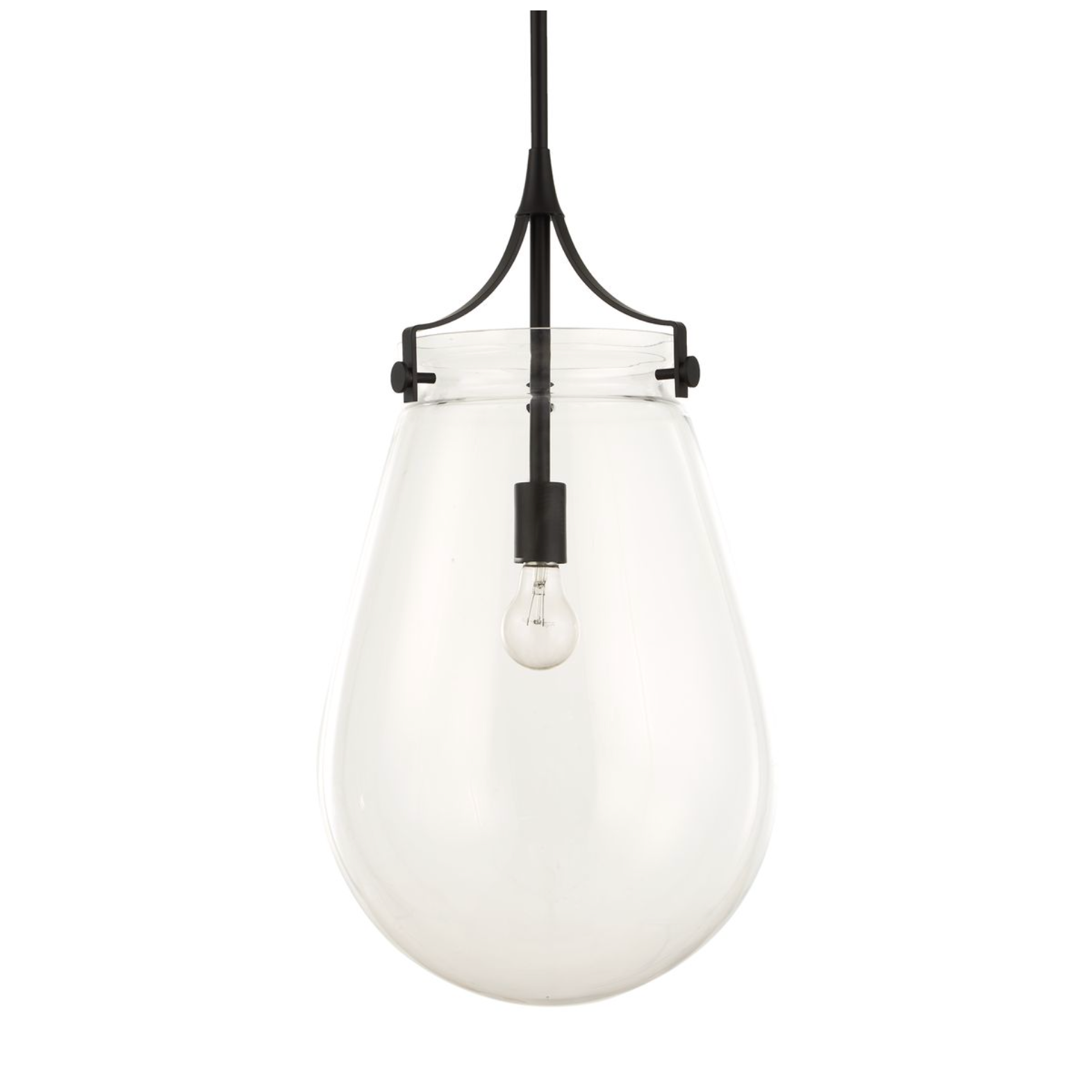 Uttermost Dewdrop Floating Clear Glass Pendant ~ 1 Lt - Image 3