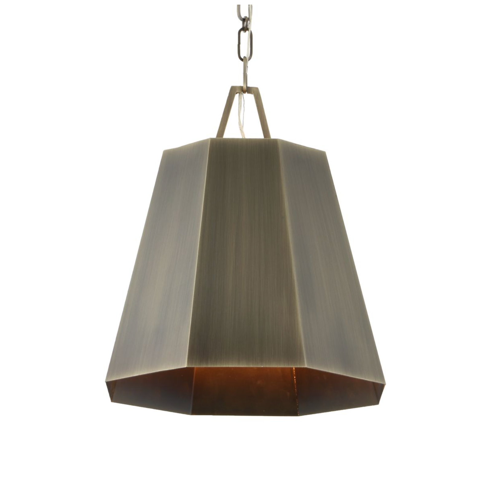 Uttermost Granada Rich Weathered Brass Pendant ~ 1 Lt - Image 2