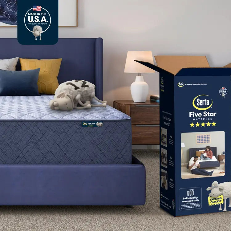 Serta Five Star Mattress Bed in a Box 14” Firm - Image 1