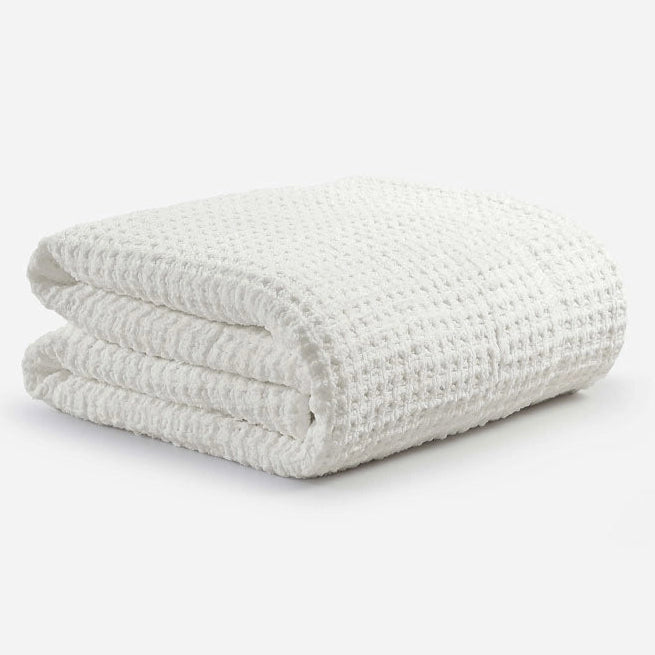 Sunday Citizen Waffle Comforter in Off White ~ Available in King/Cal King and Full/Queen Sizes