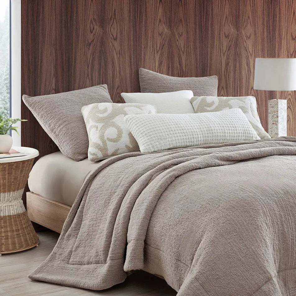 Sunday Citizen Waffle Lumbar Pillow in Off White ~ 36 x 14 - Image 3