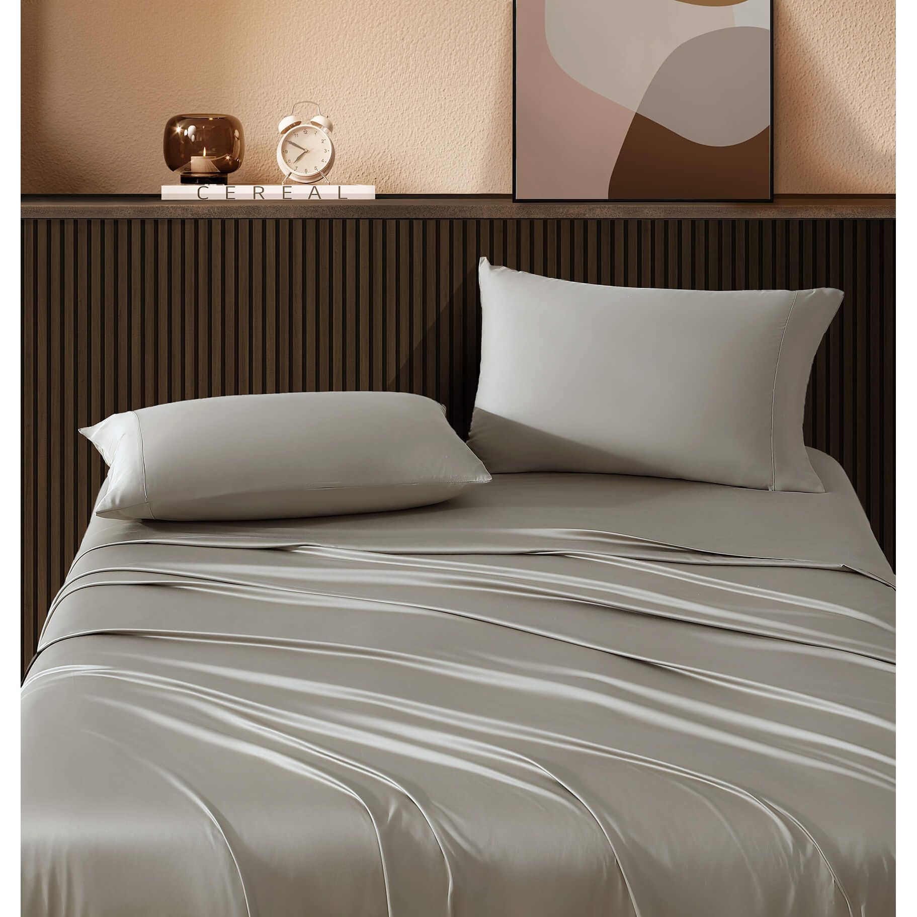 Sunday Citizen Natural Premium Bamboo Top Sheet in Boulder ~ Available in King and Queen Sizes - Image 3