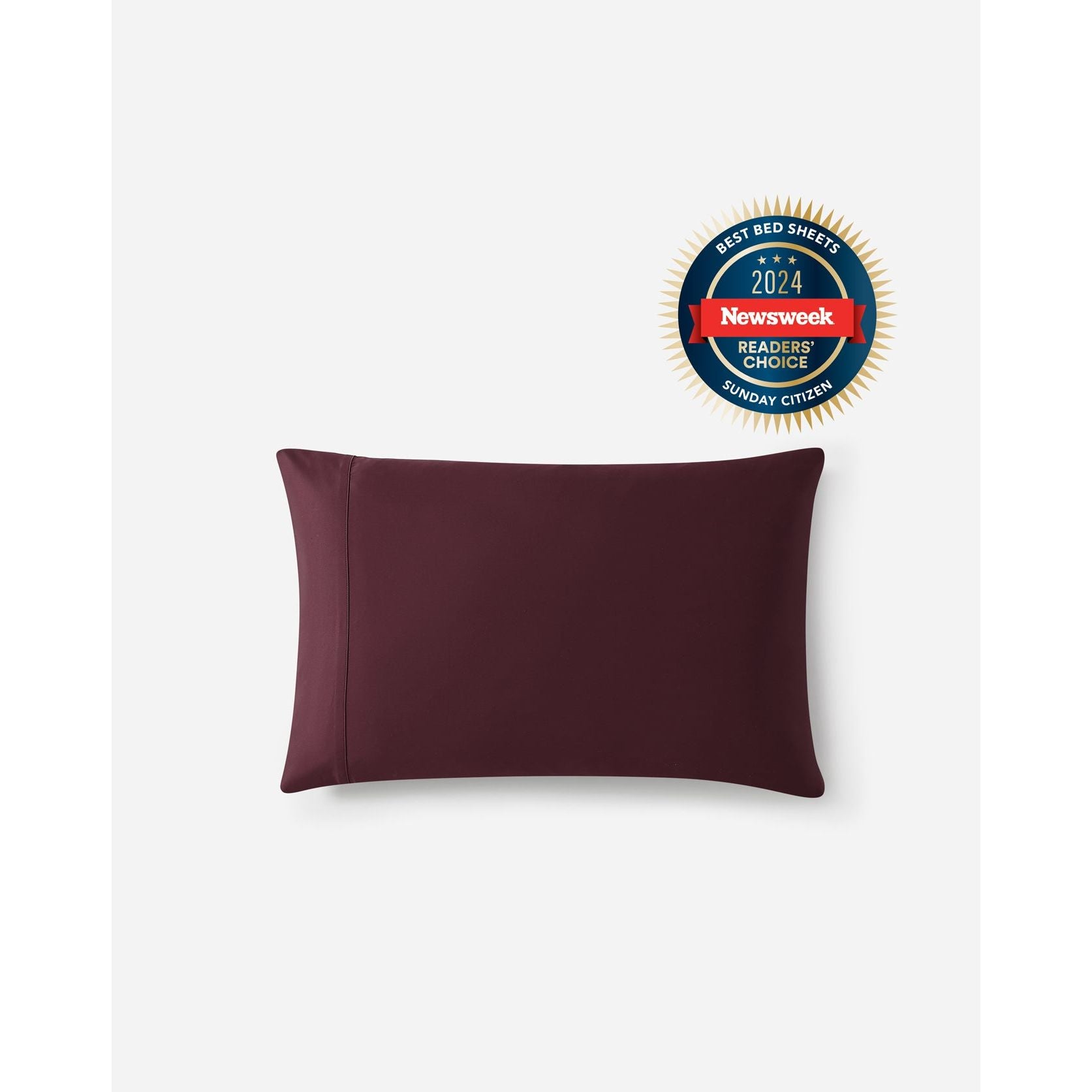 Sunday Citizen Natural Premium Bamboo Pillowcase Set in Fig ~ Available in King and Standard Sizes - Image 3