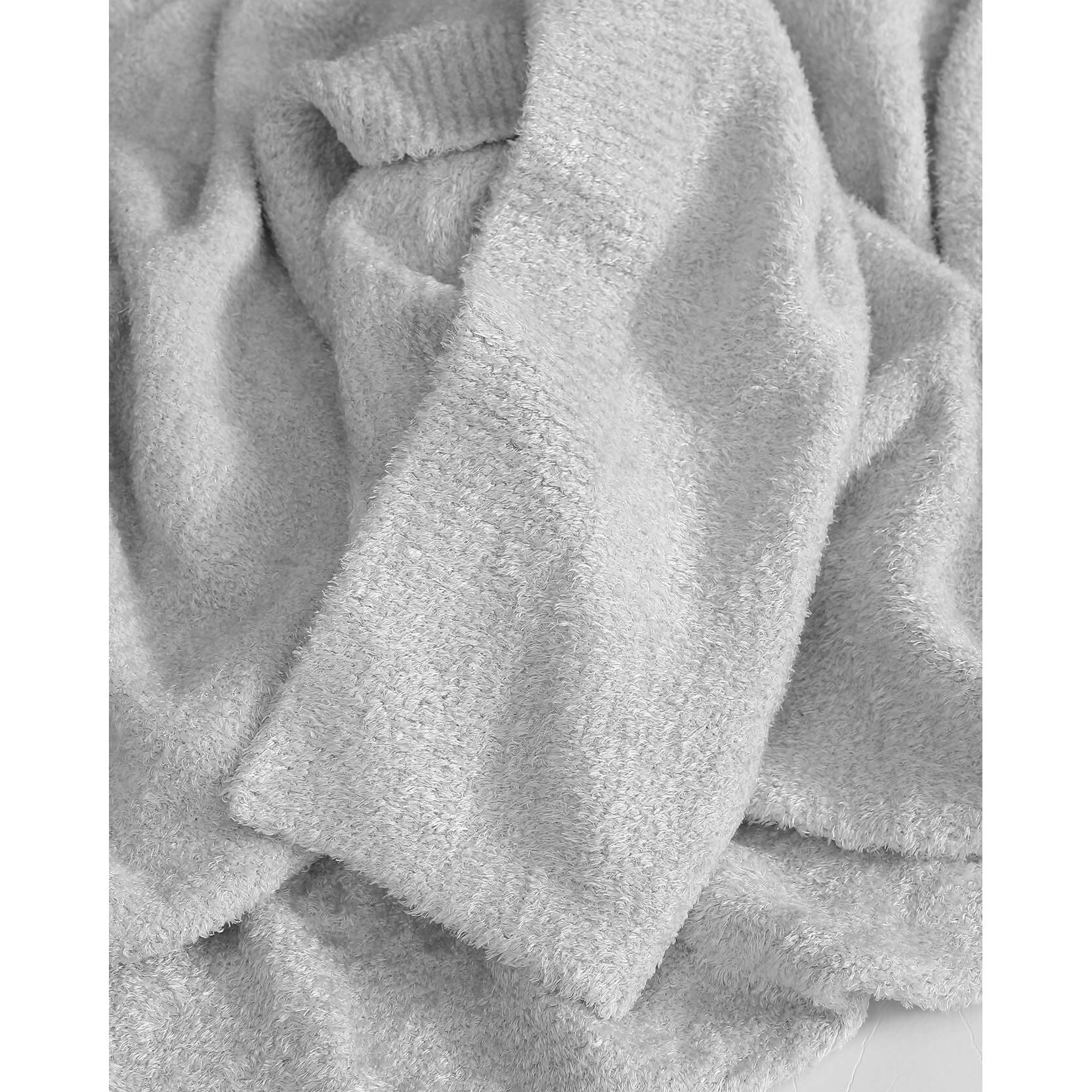 Sunday Citizen Cloud Silque Throw in Pearl Gray ~ 75 x 52 - Image 3