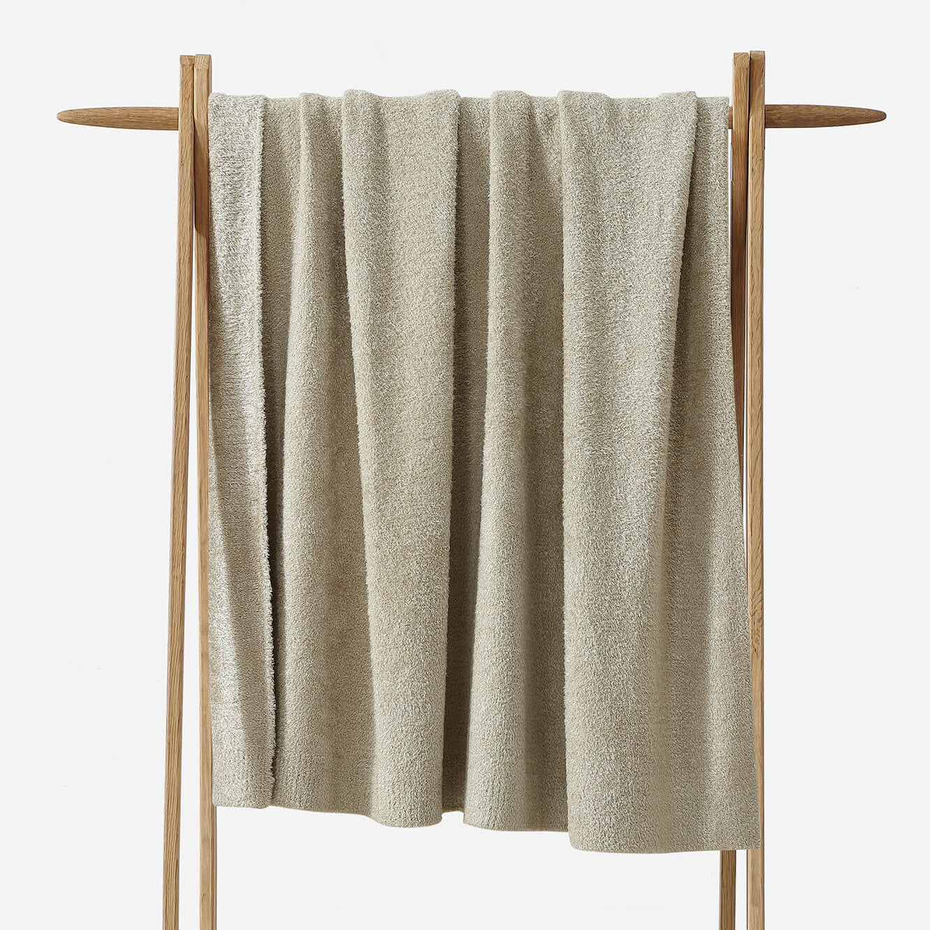 Sunday Citizen Cloud Silque Throw in Sandstone ~ 75 x 52 - Image 1