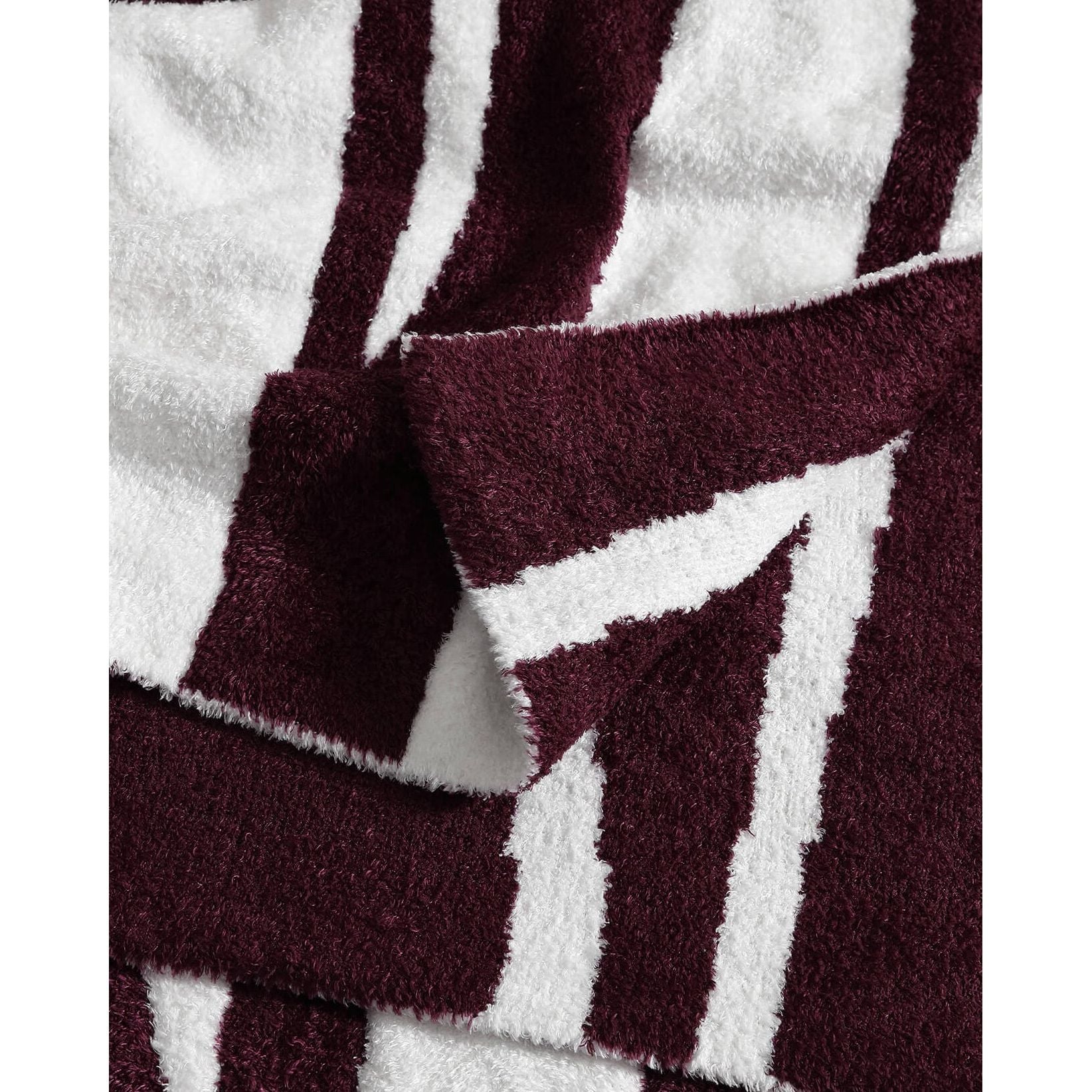 Sunday Citizen Cloud Silque Woodland Bed Blanket in White-Fig ~ Available in King/Cal King and Full/Queen Sizes - Image 3