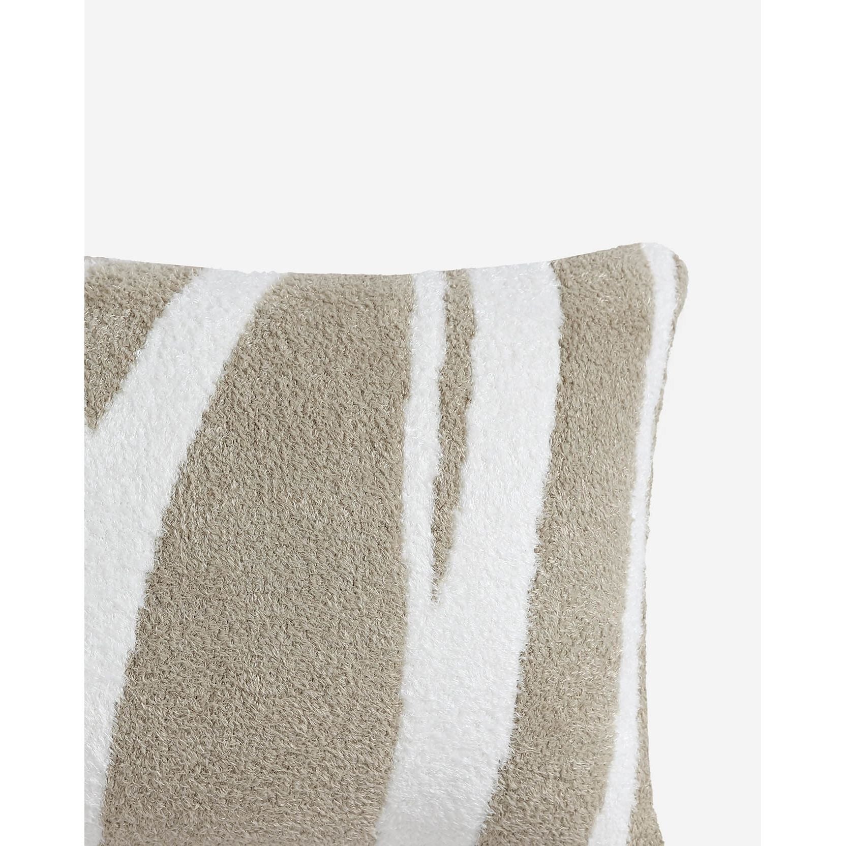 Sunday Citizen Cloud Silque Woodland Lumbar Pillow in White-Sandstone ~ 36 x 14 - Image 2