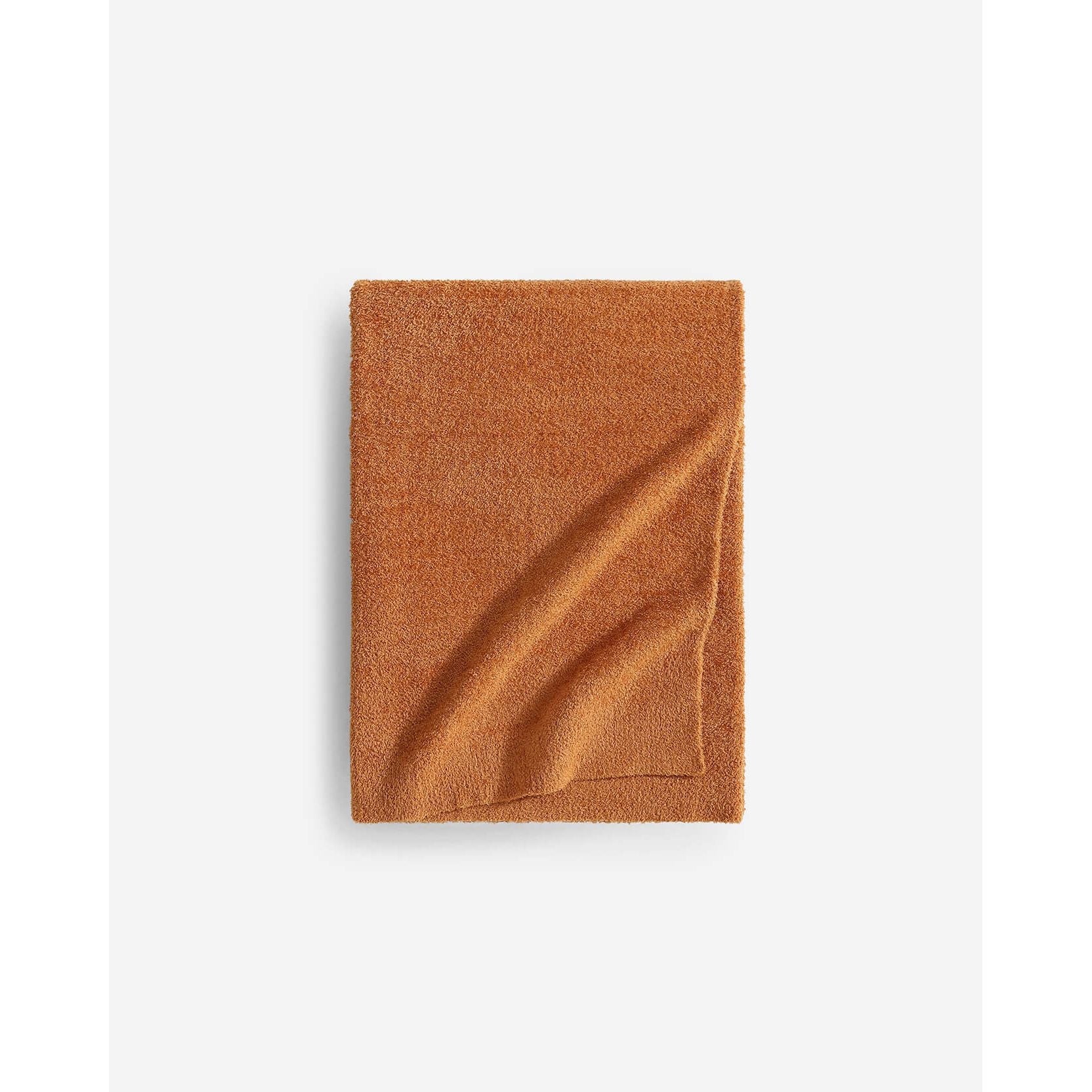 Sunday Citizen Cloud Silque Throw in Raw Sienna ~ 75 x 52 - Image 2