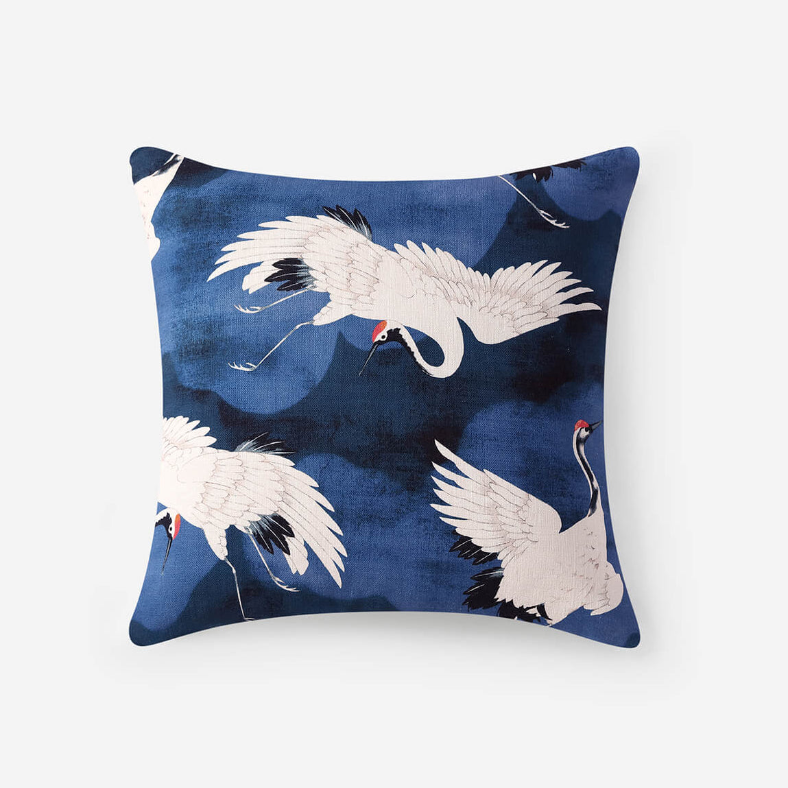 Sunday Citizen Crane in the Clouds Big Throw Pillow ~ 20 x 20 - Image 1