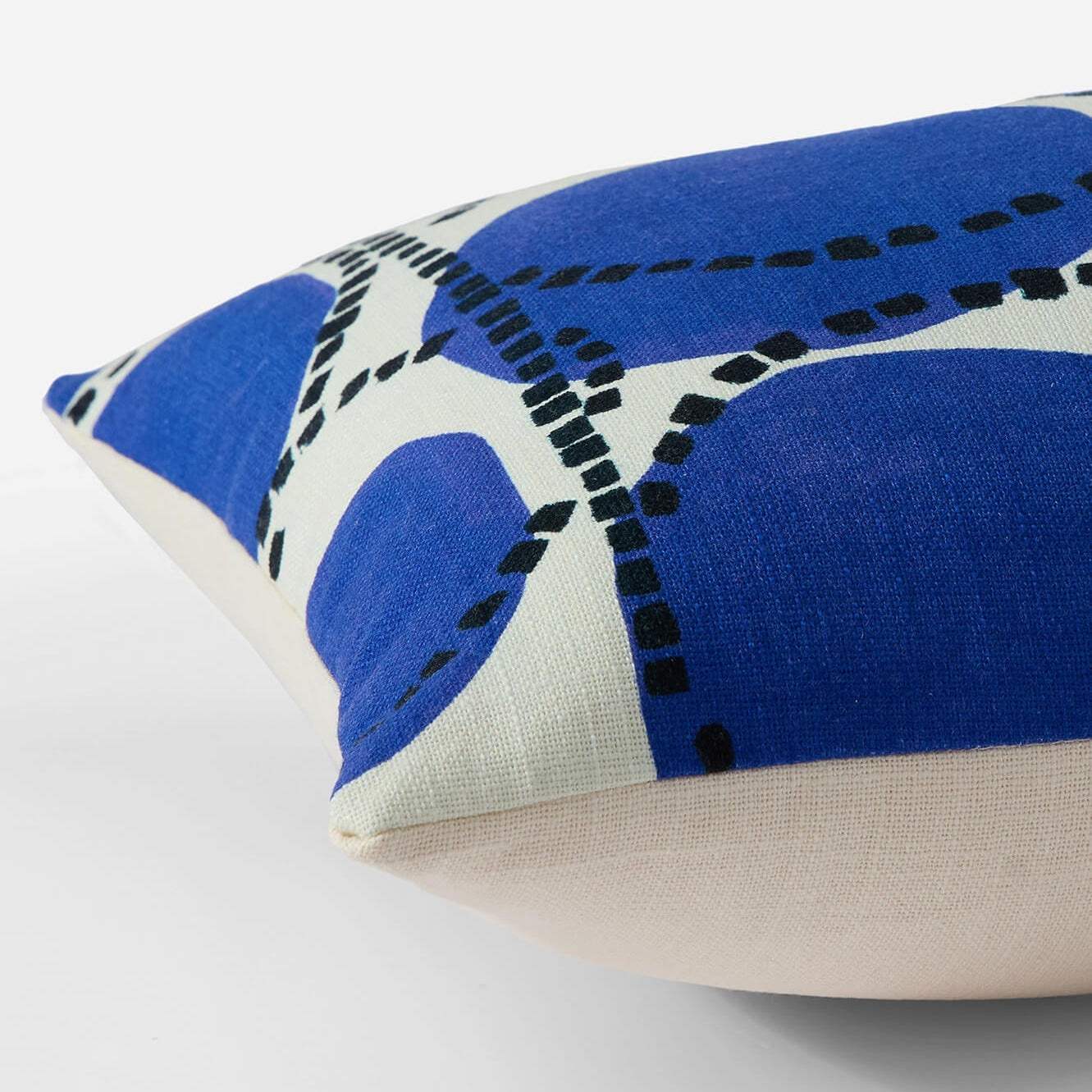 Sunday Citizen Decler Small Lumbar Pillow in Baritone Blue~ 22 in x 14 in - Image 2