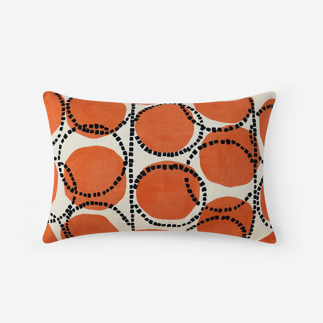 Sunday Citizen Decler Small Lumbar Pillow in Koi ~ 22 in x 14 in - Image 1