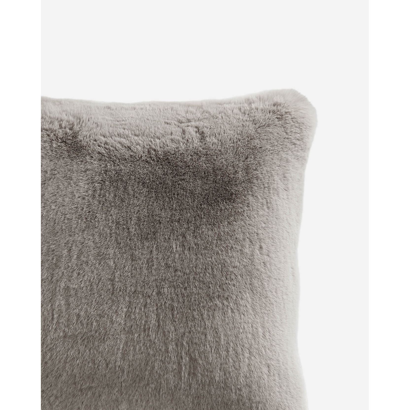 Sunday Citizen Faux Fur Throw Pillow in Grey ~ 20 x 20 - Image 2