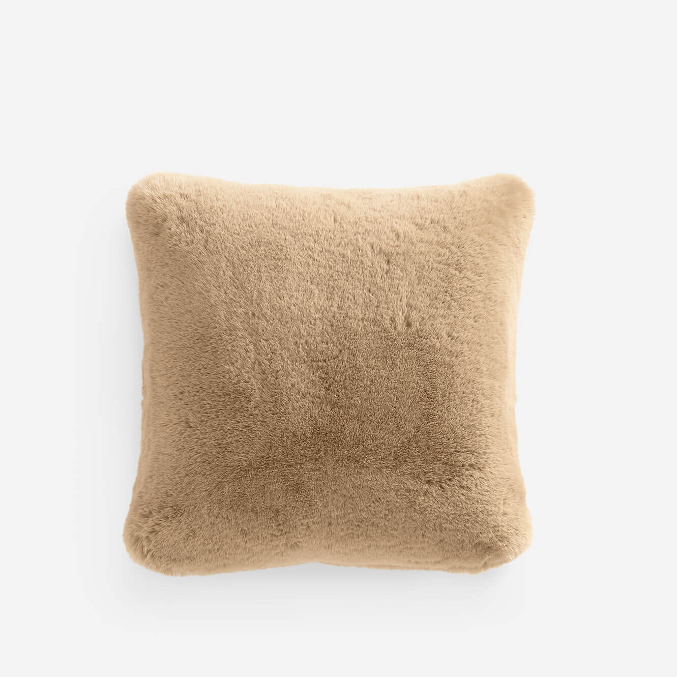 Sunday Citizen Faux Fur Throw Pillow in Tan ~ 20 x 20 - Image 2