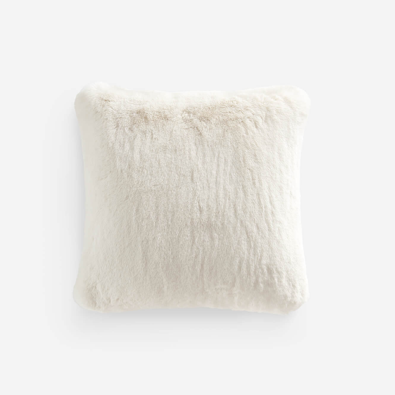 Sunday Citizen Faux Fur Throw Pillow in White ~ 20 x 20 - Image 2