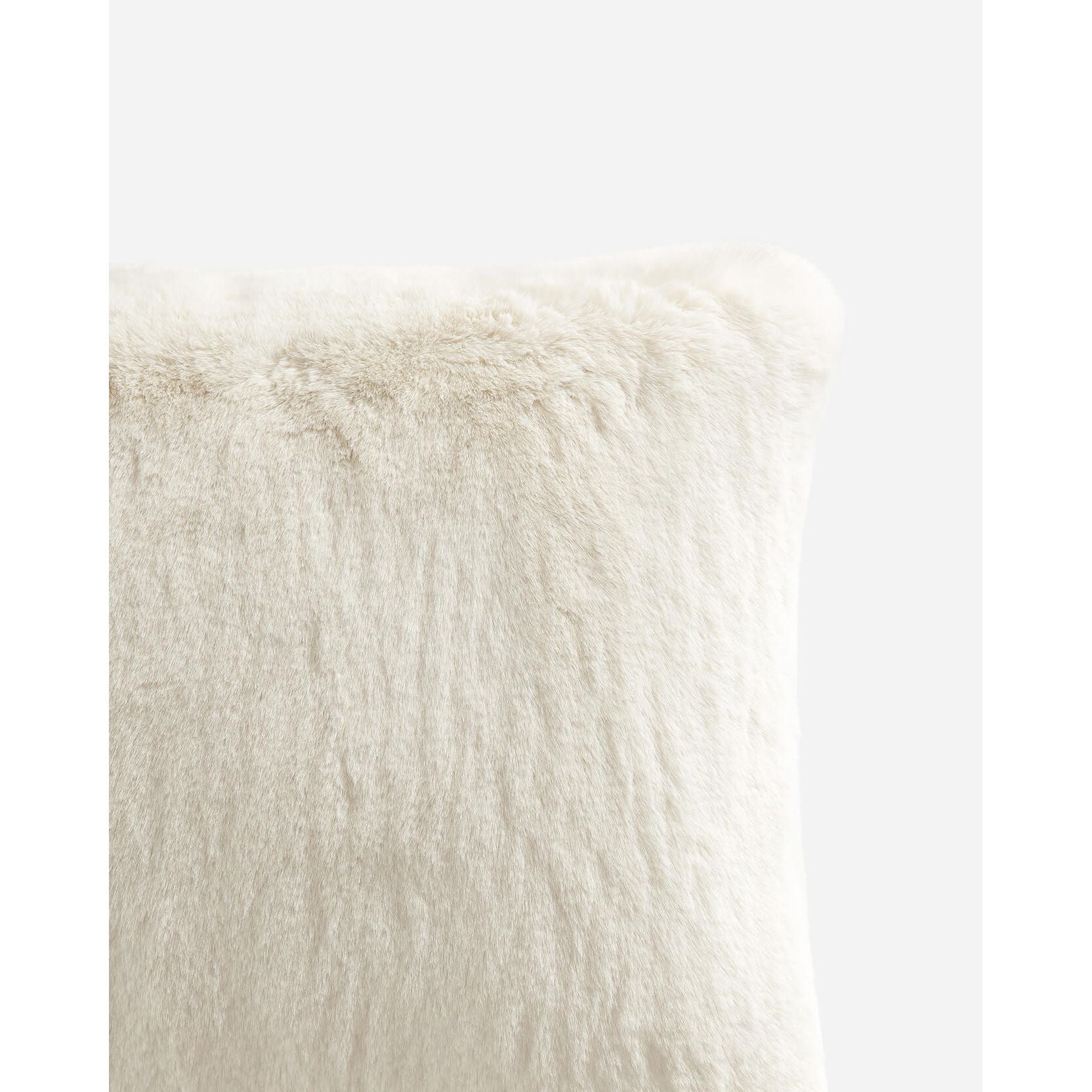Sunday Citizen Faux Fur Throw Pillow in White ~ 20 x 20 - Image 3