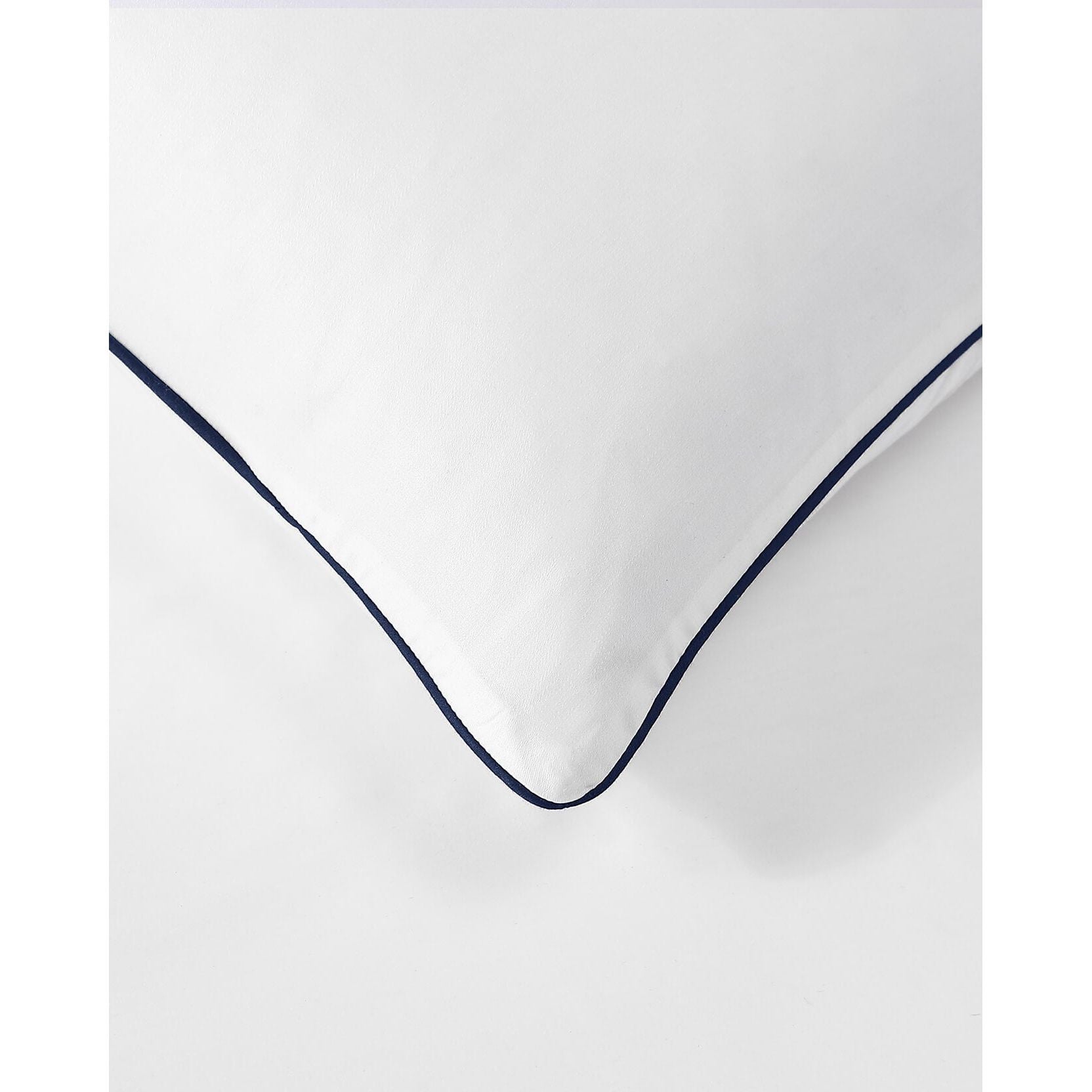 Sunday Citizen White Luxe Bamboo Sham Set with Midnight Piping ~ Available in King and Standard Sizes - Image 2