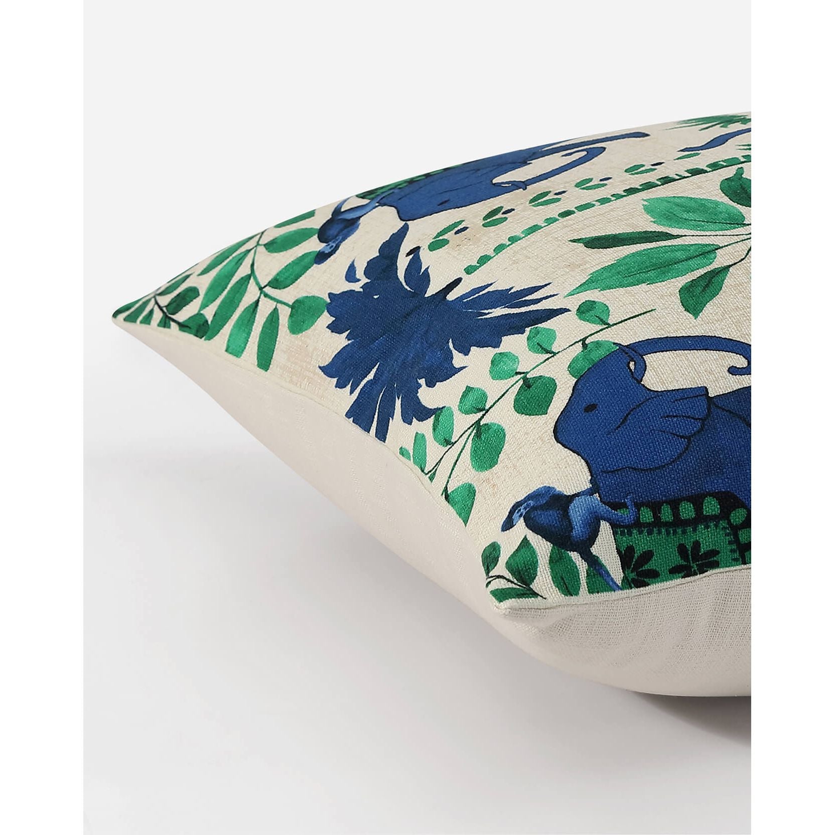 Sunday Citizen Monkey on Elephant Throw Pillow ~ 20 x 20 - Image 3