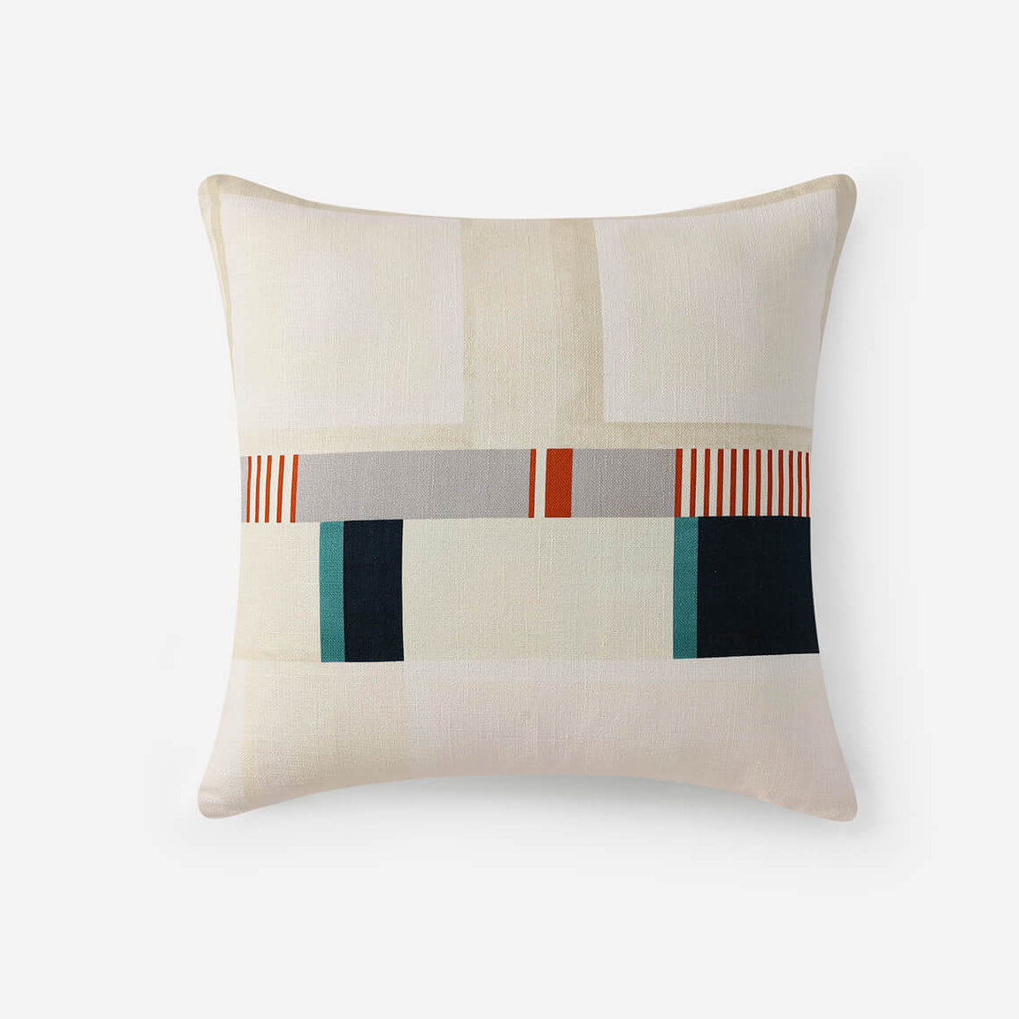 Sunday Citizen Patchwork Throw Pillow ~ 20 in x 20 in - Image 1