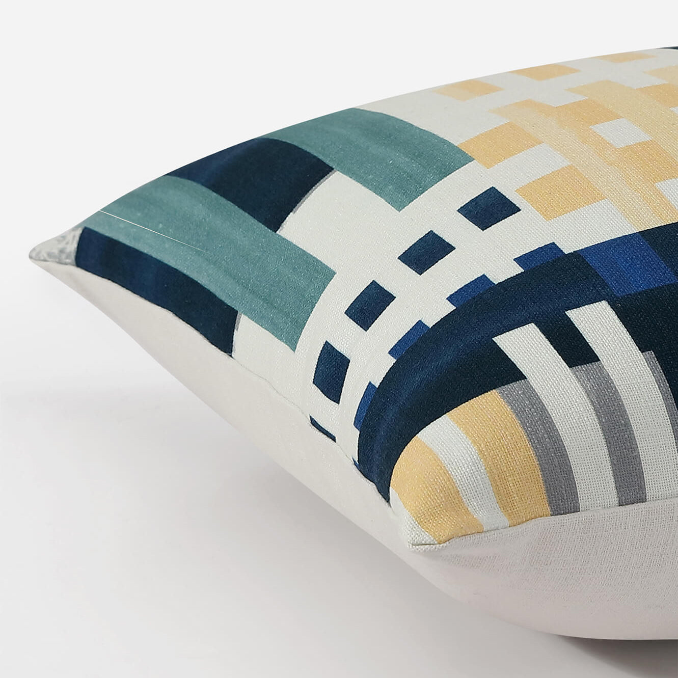 Sunday Citizen Plaid Throw Pillow ~ 20 in x 20 in - Image 3