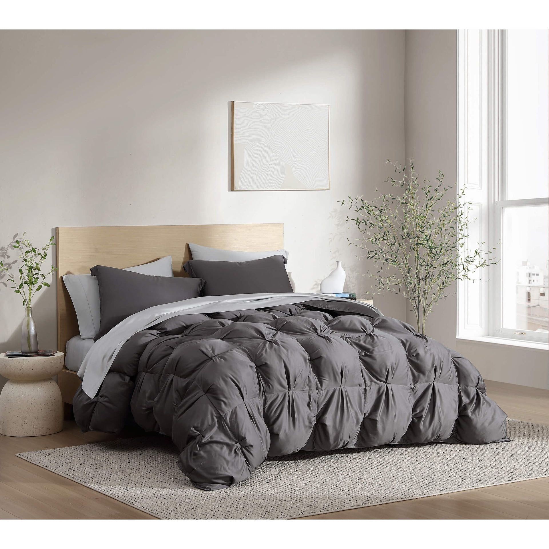 Sunday Citizen Granite Premium Bamboo Bubble Comforter ~ Available in King and Queen Sizes - Image 3