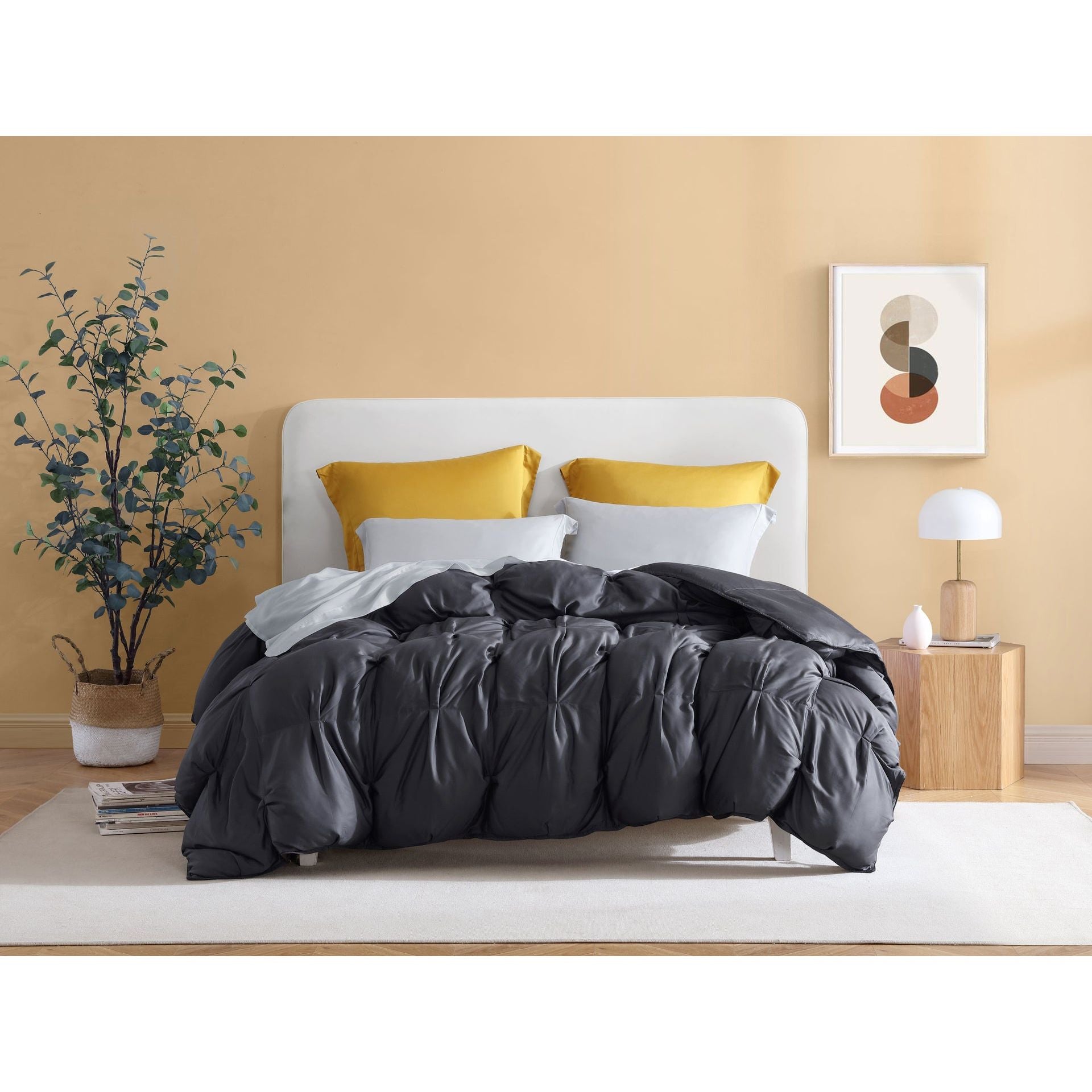 Sunday Citizen Coal Premium Bamboo Bubble Comforter ~ Available in King and Queen Sizes - Image 3