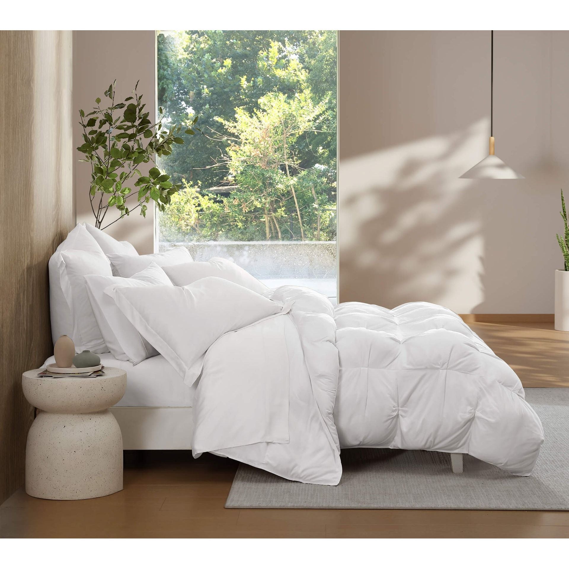 Sunday Citizen Clear White Premium Bamboo Bubble Comforter ~ Available in King and Queen Sizes - Image 3