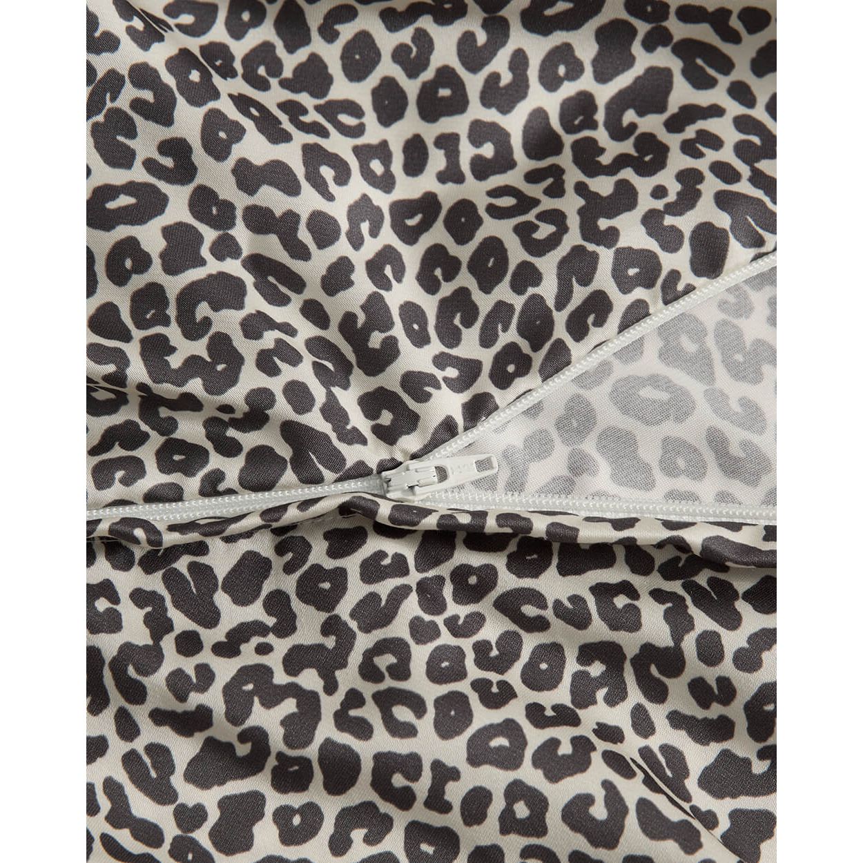 Sunday Citizen Silky Lyocell Duvet Cover in Leopard Print ~ Available in King and Queen Sizes - Image 2