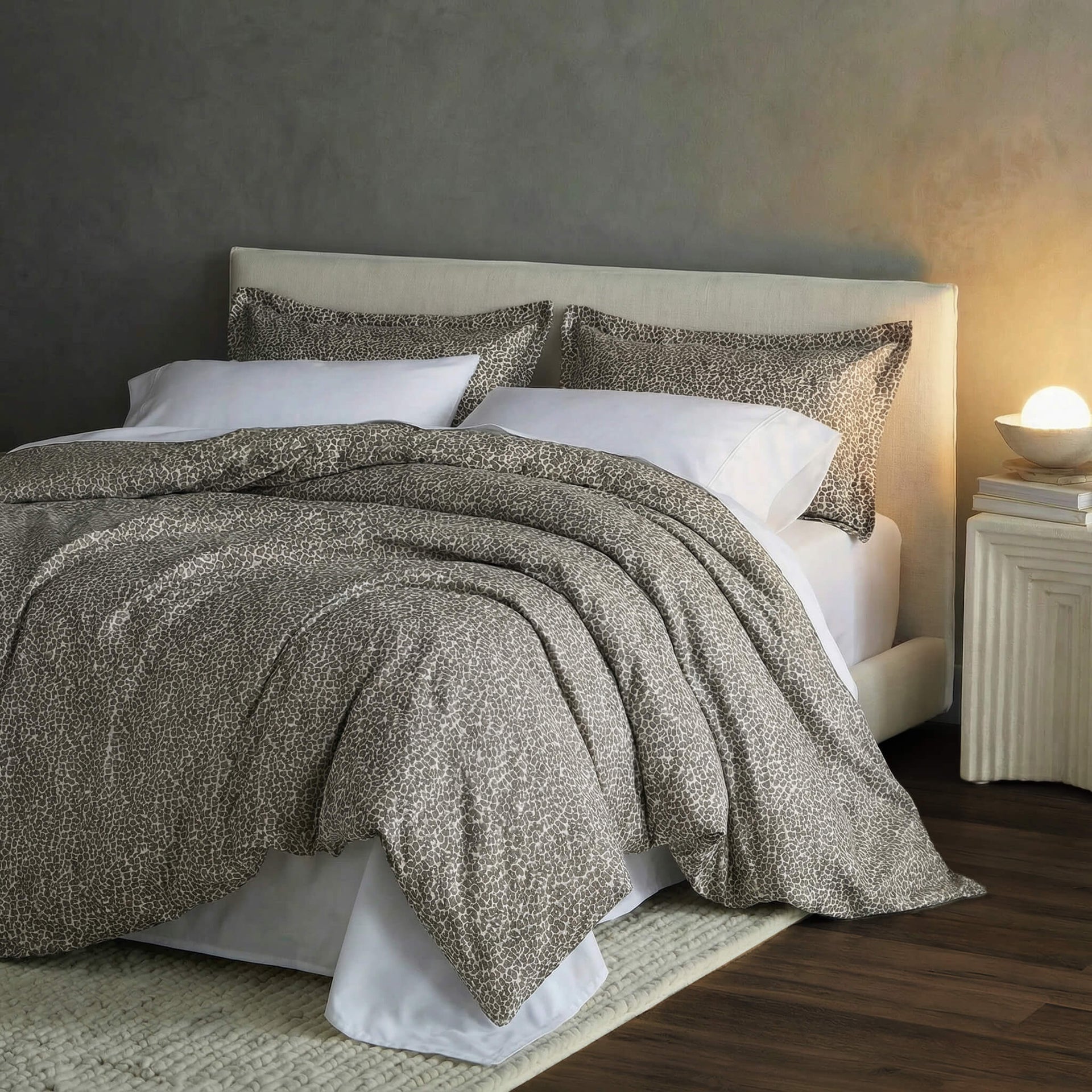 Sunday Citizen Silky Lyocell Sham Set in Leopard Print ~ Available in King and Standard Sizes - Image 2