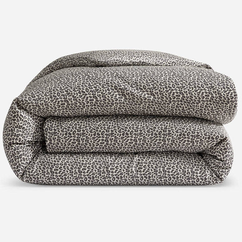 Sunday Citizen Silky Lyocell Duvet Cover in Leopard Print ~ Available in King and Queen Sizes