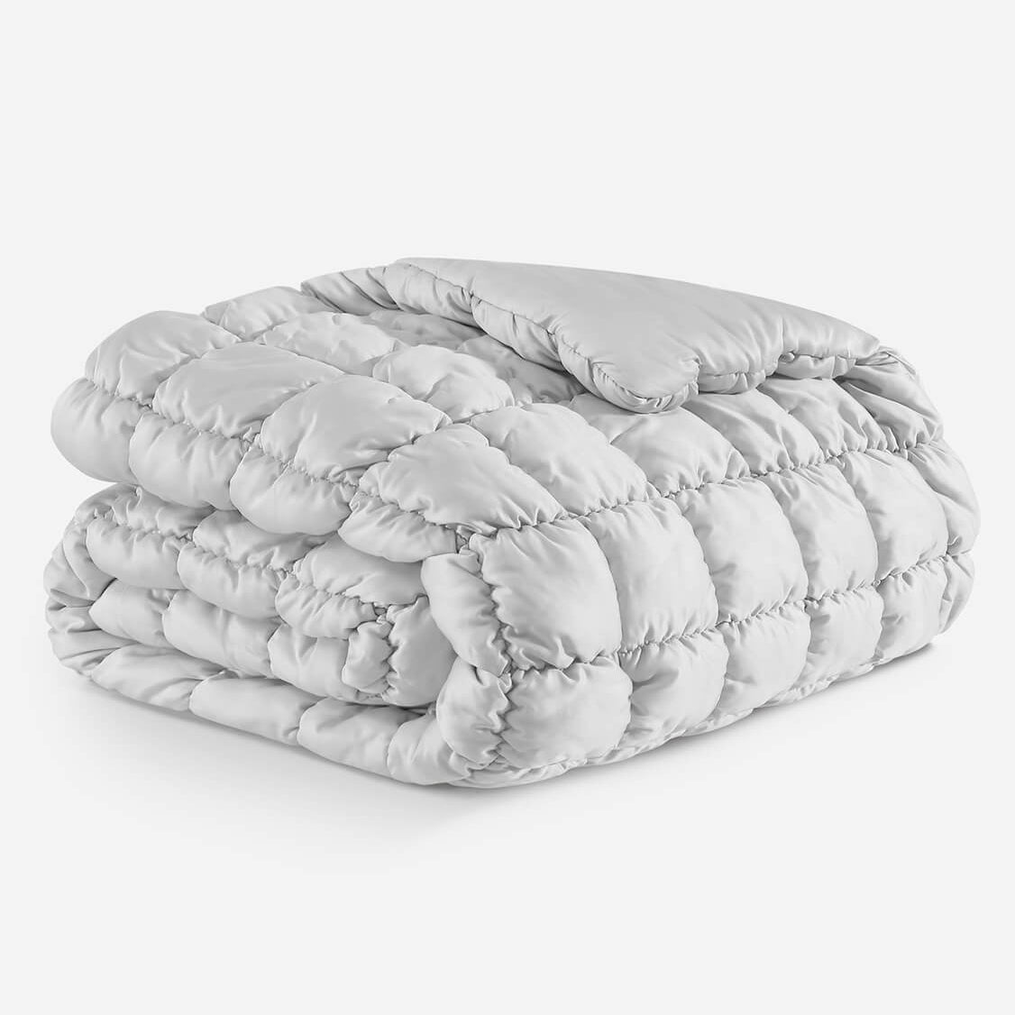 Sunday Citizen Silky Lyocell Puff Comforter in Pearl Gray ~ Available in King/Cal King and Full/Queen Sizes - Image 1