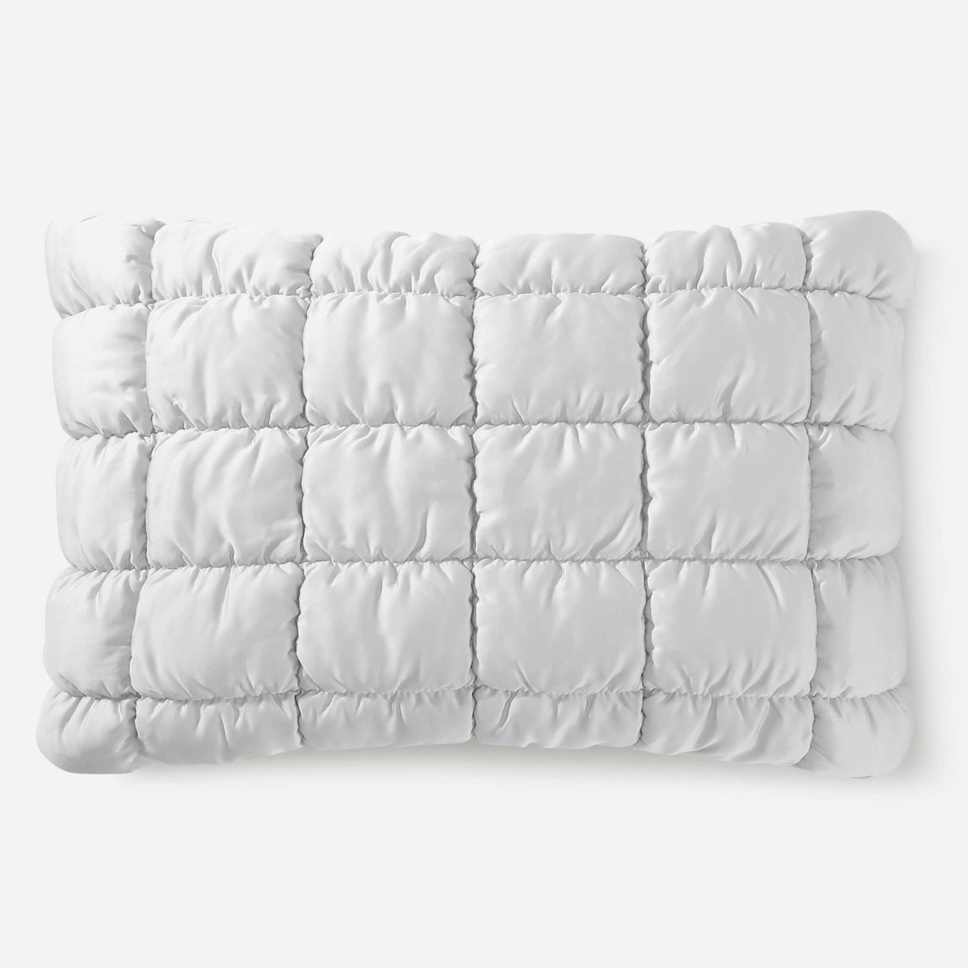 Sunday Citizen Silky Lyocell Puff Sham Set in Pearl Gray ~ Available in King and Standard Sizes