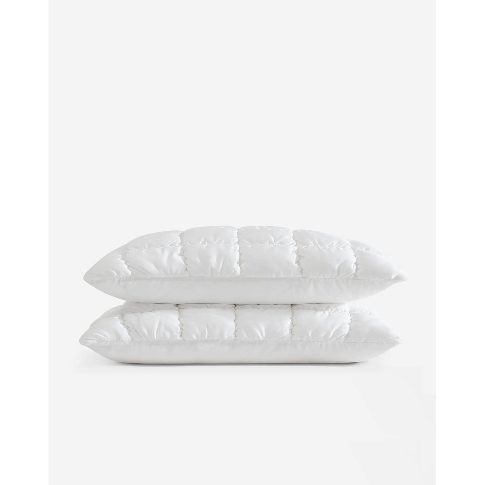 Sunday Citizen Silky Lyocell Puff Sham Set in Clear White ~ Available in King and Standard Sizes - Image 3