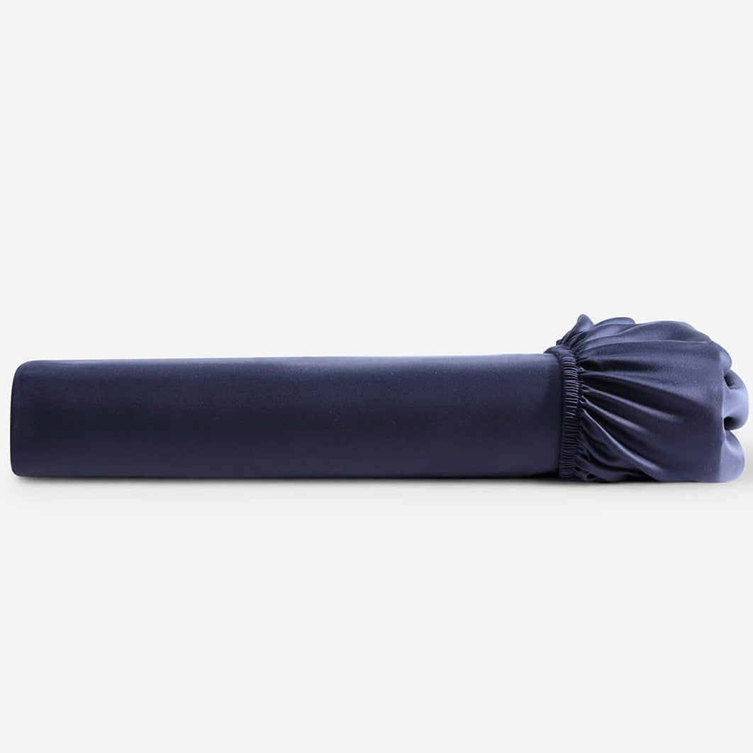 Sunday Citizen Silky Lyocell Fitted Sheet in Baritone Blue ~ Available in King Size - Image 1