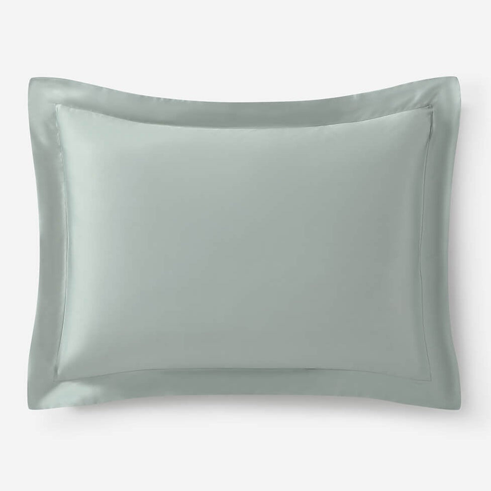 Sunday Citizen Silky Lyocell Sham Set in Slate Grey ~ Available in King and Standard Sizes