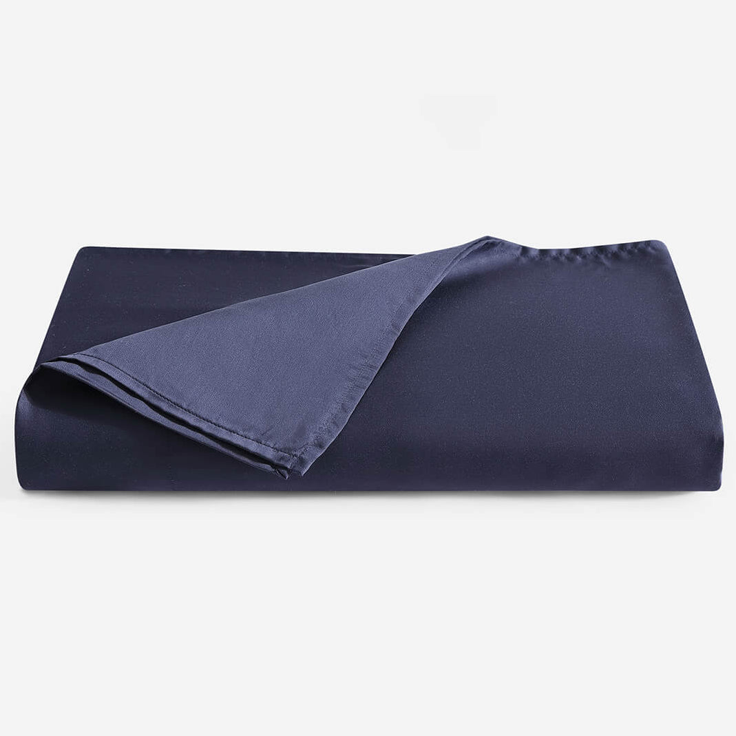 Sunday Citizen Silky Lyocell Top Sheet in Baritone Blue ~ Available in King and Queen Sizes - Image 1