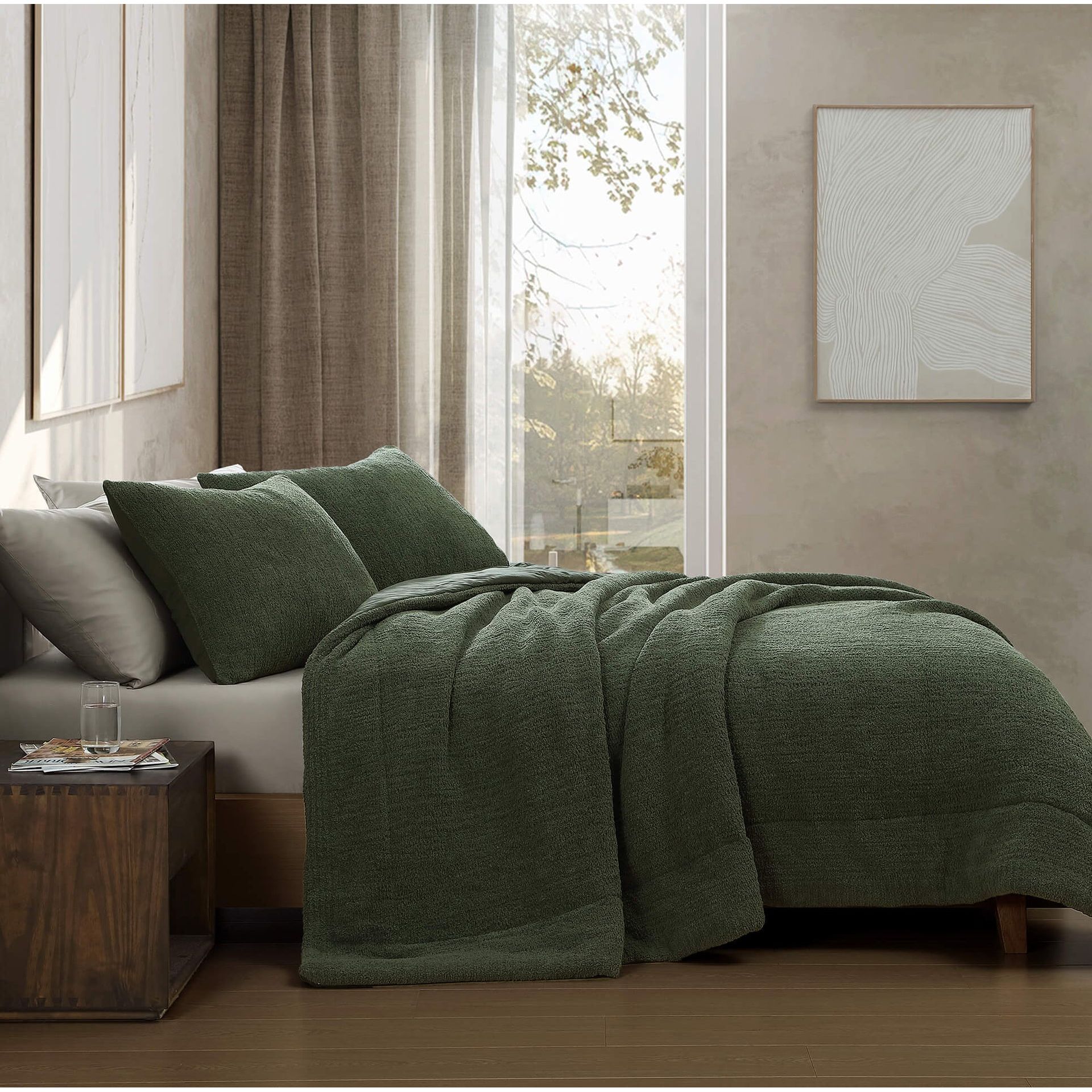 Sunday Citizen Snug Comforter in Moss ~ Available in King/Cal King and Full/Queen Sizes - Image 2