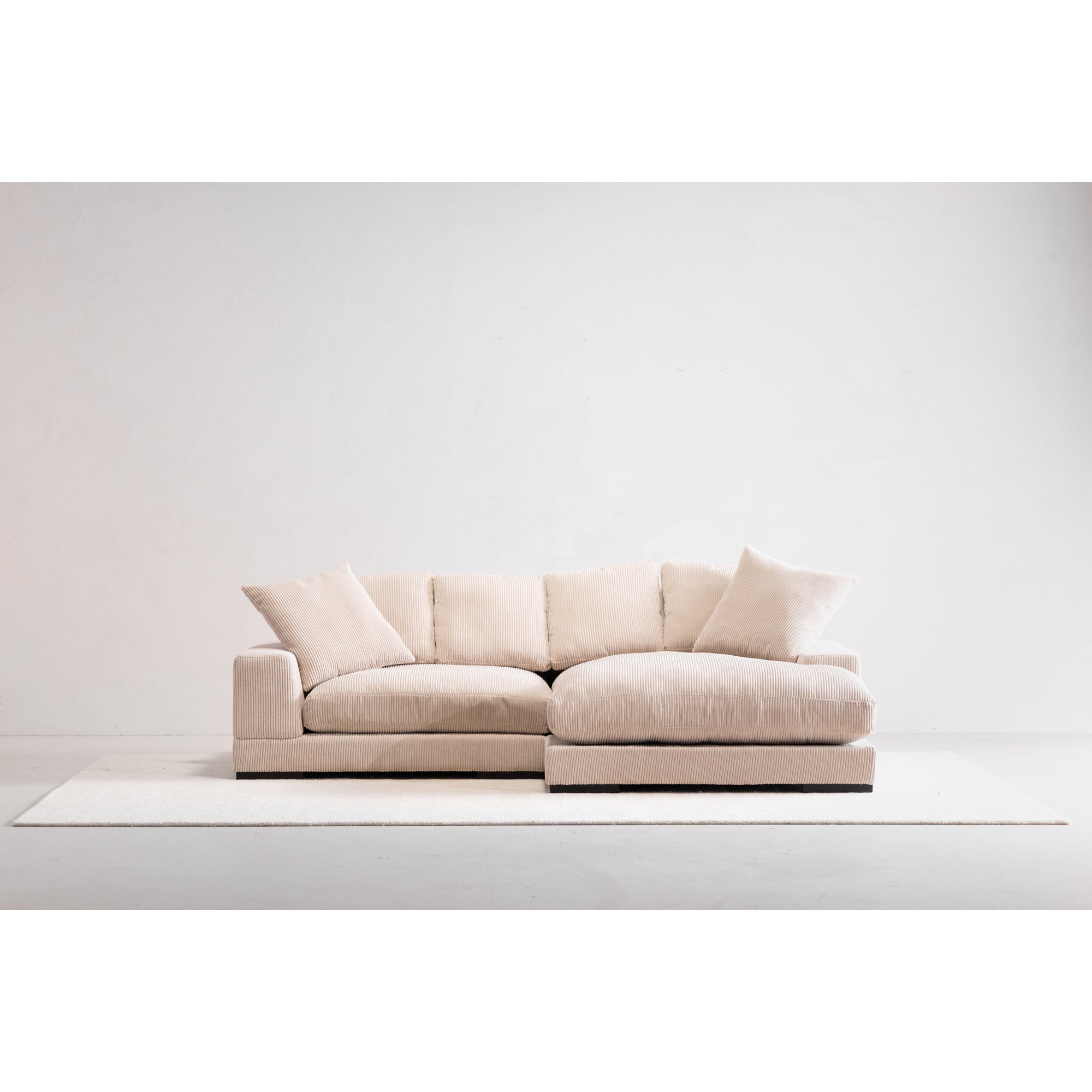 Moe’s Home Collection Plunge Cappuccino Sectional