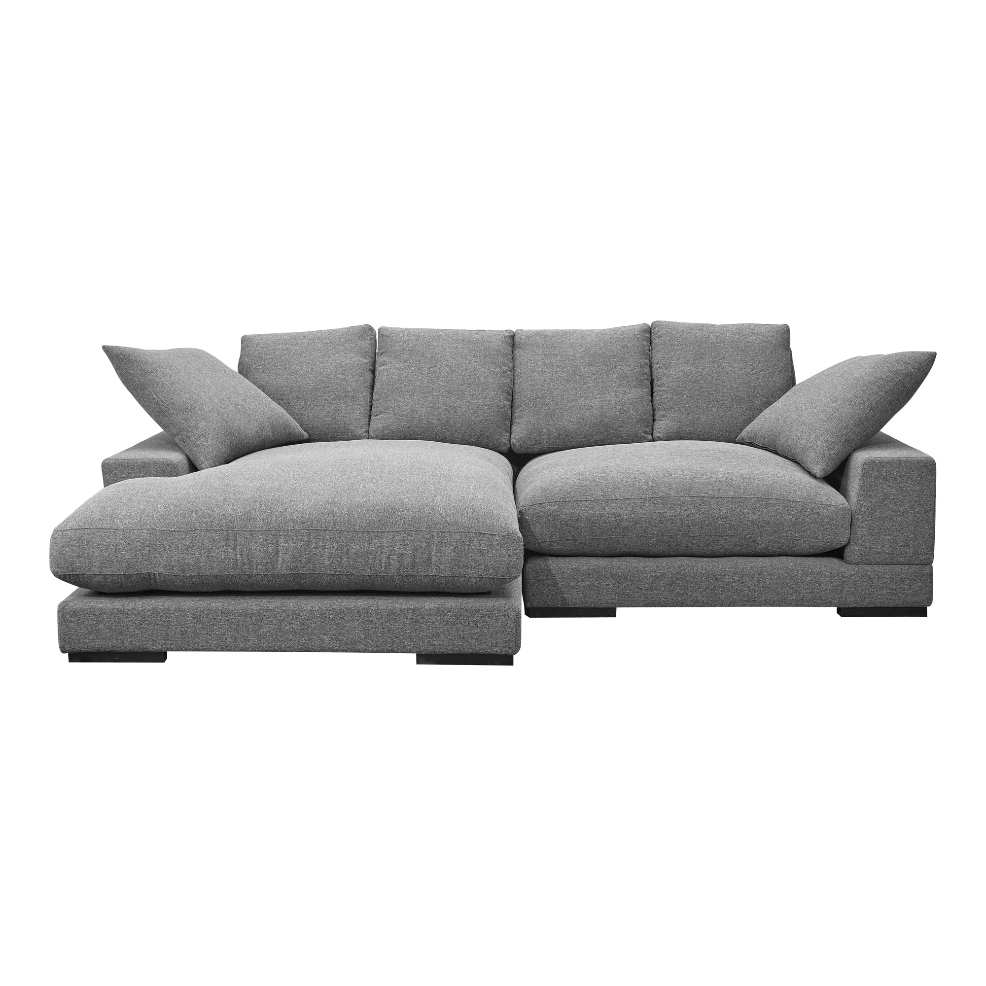 Moe's Home Collection Plunge Anthracite Sectional - Image 2