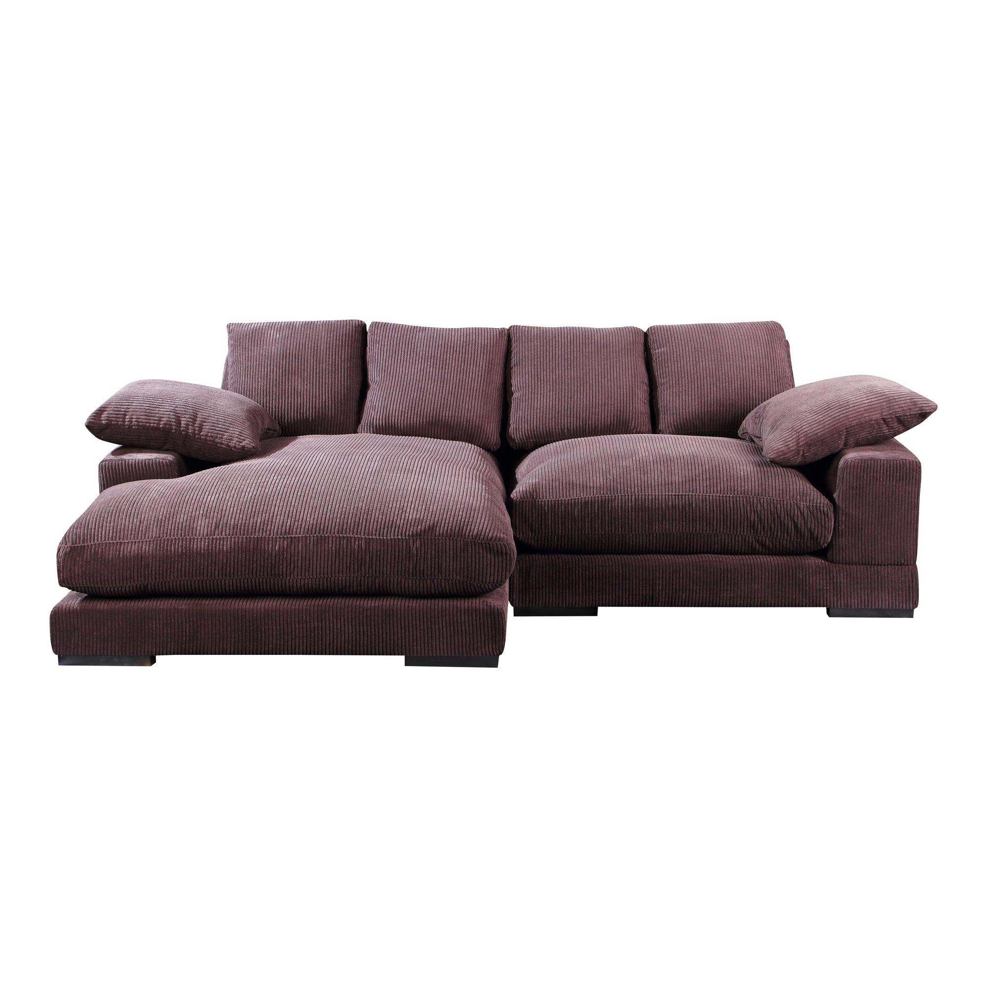Moe’s Home Collection Plunge Dark Brown Sectional
