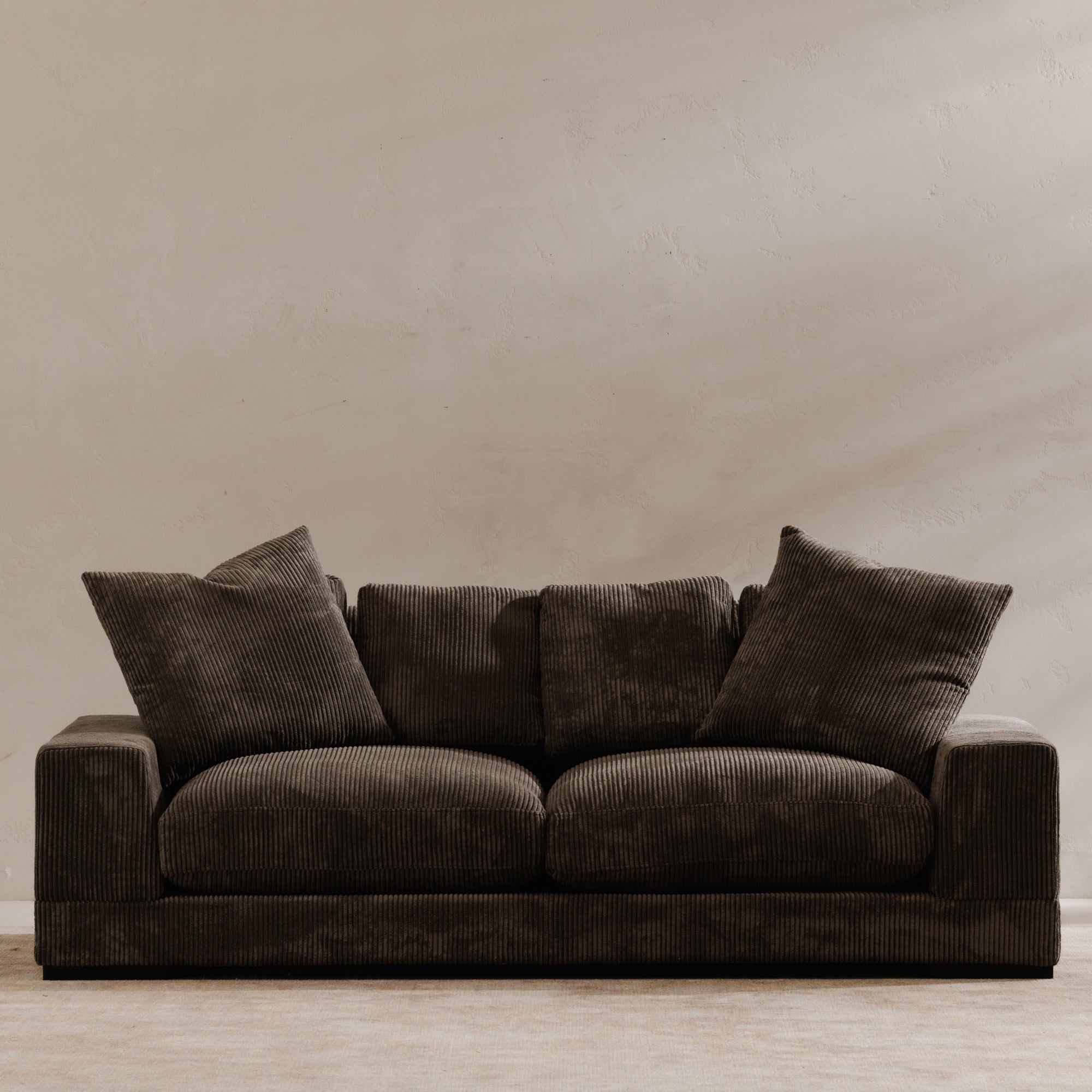 Moe’s Home Collection Plunge Charcoal Sofa