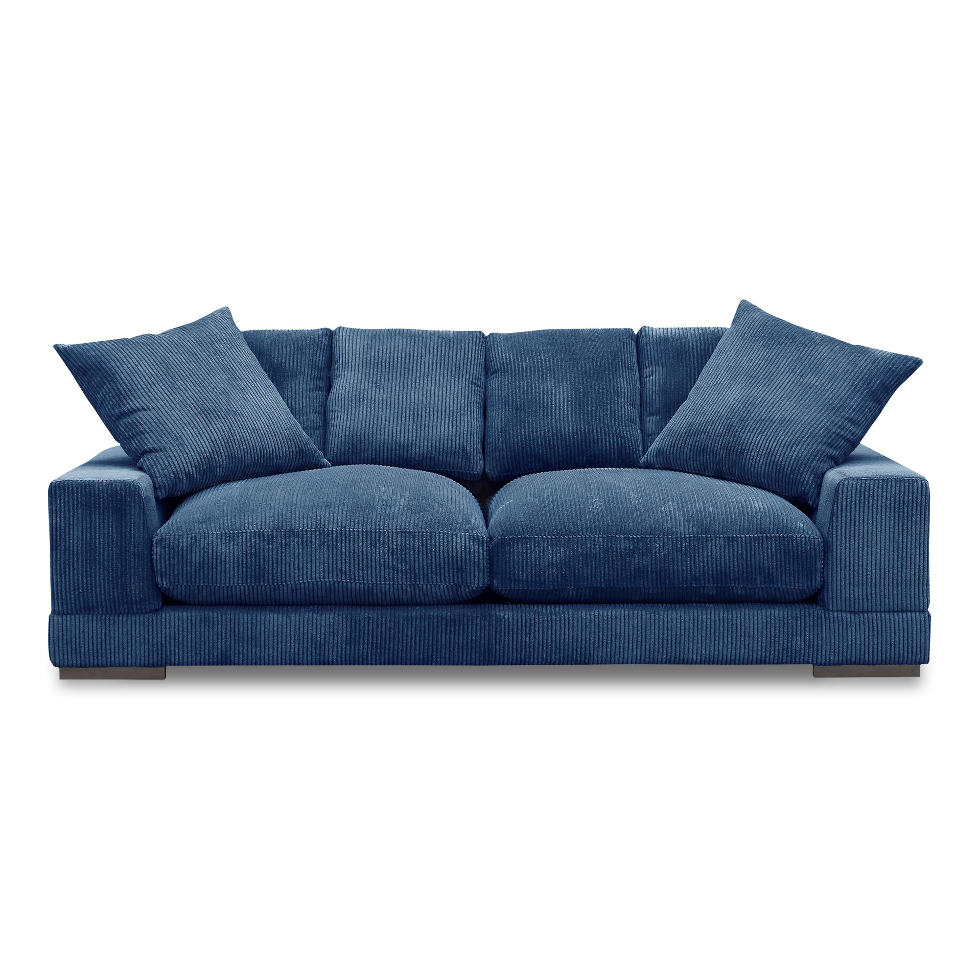 Moe's Home Collection Plunge Navy Sofa - Image 3