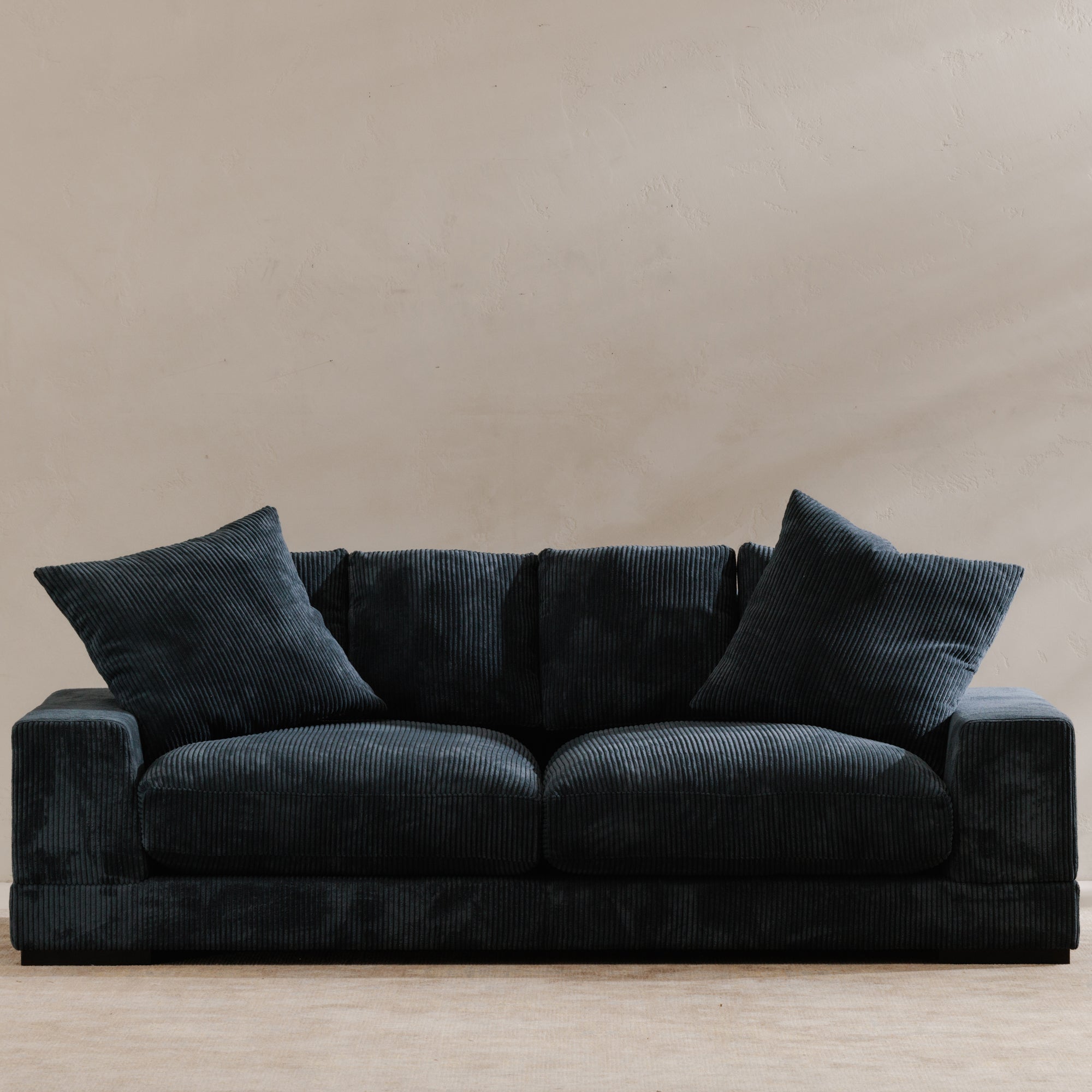 Moe's Home Collection Plunge Navy Sofa - Image 1