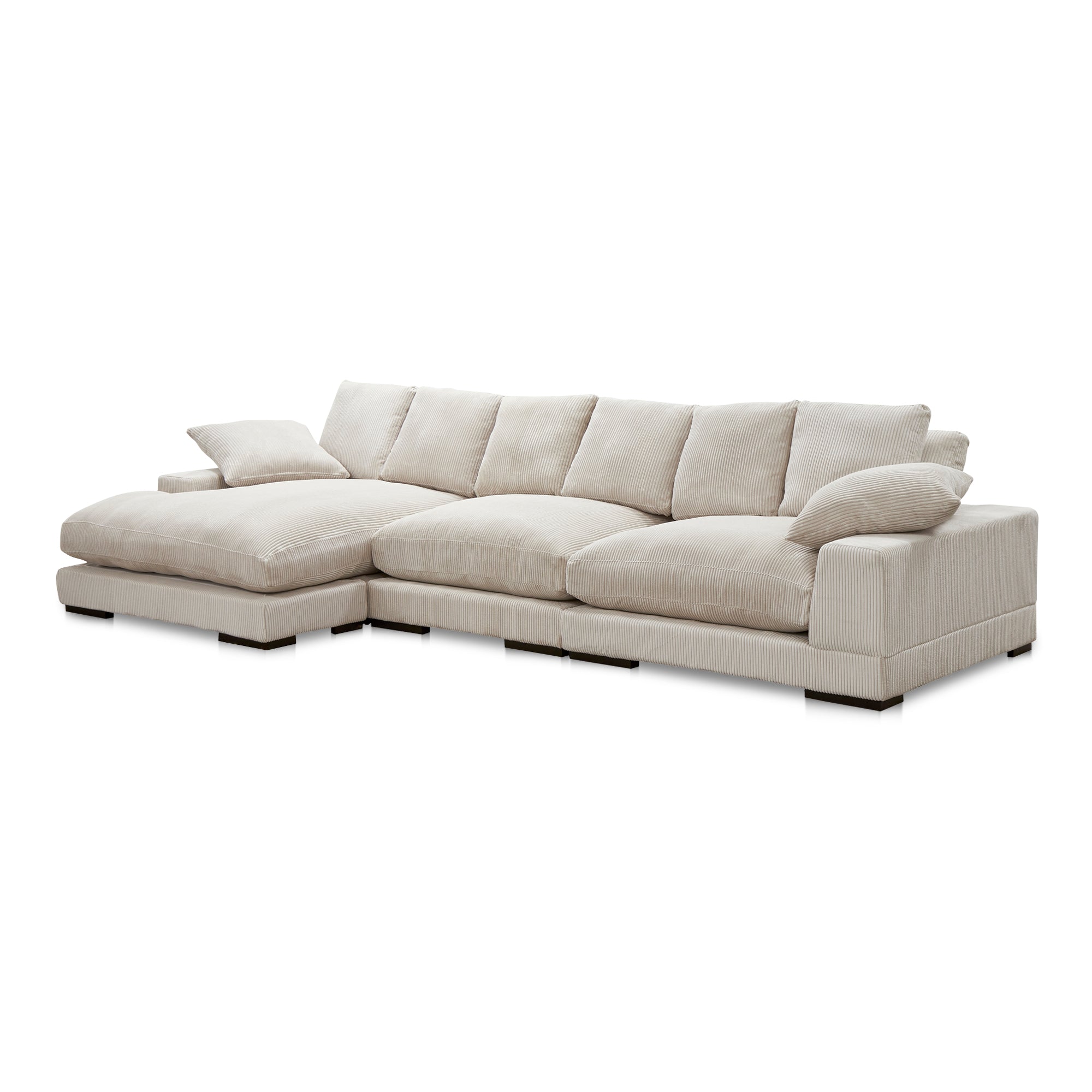 Moe's Home Collection Plunge Cappuccino Large Sectional - Image 3