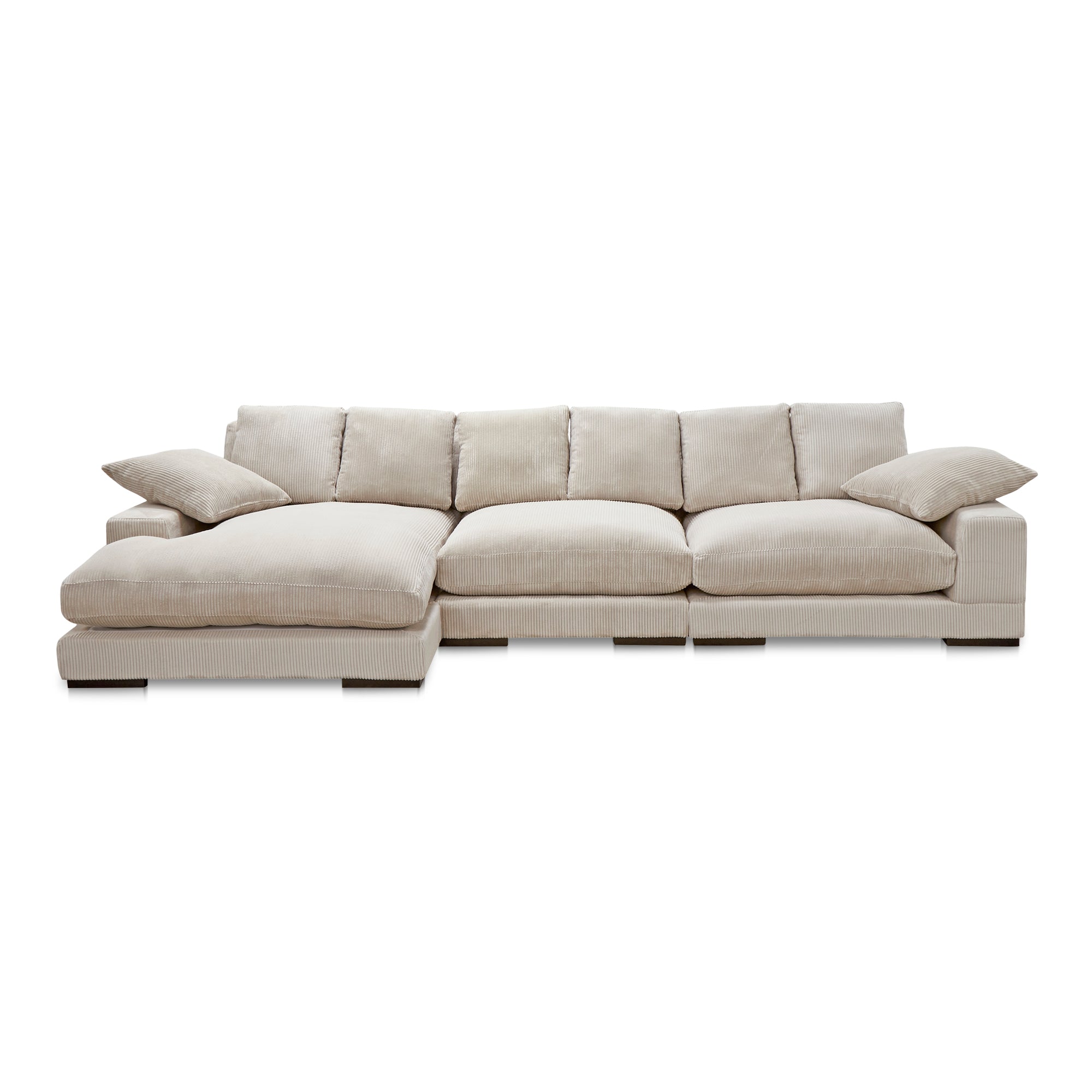 Moe’s Home Collection Plunge Cappuccino Large Sectional