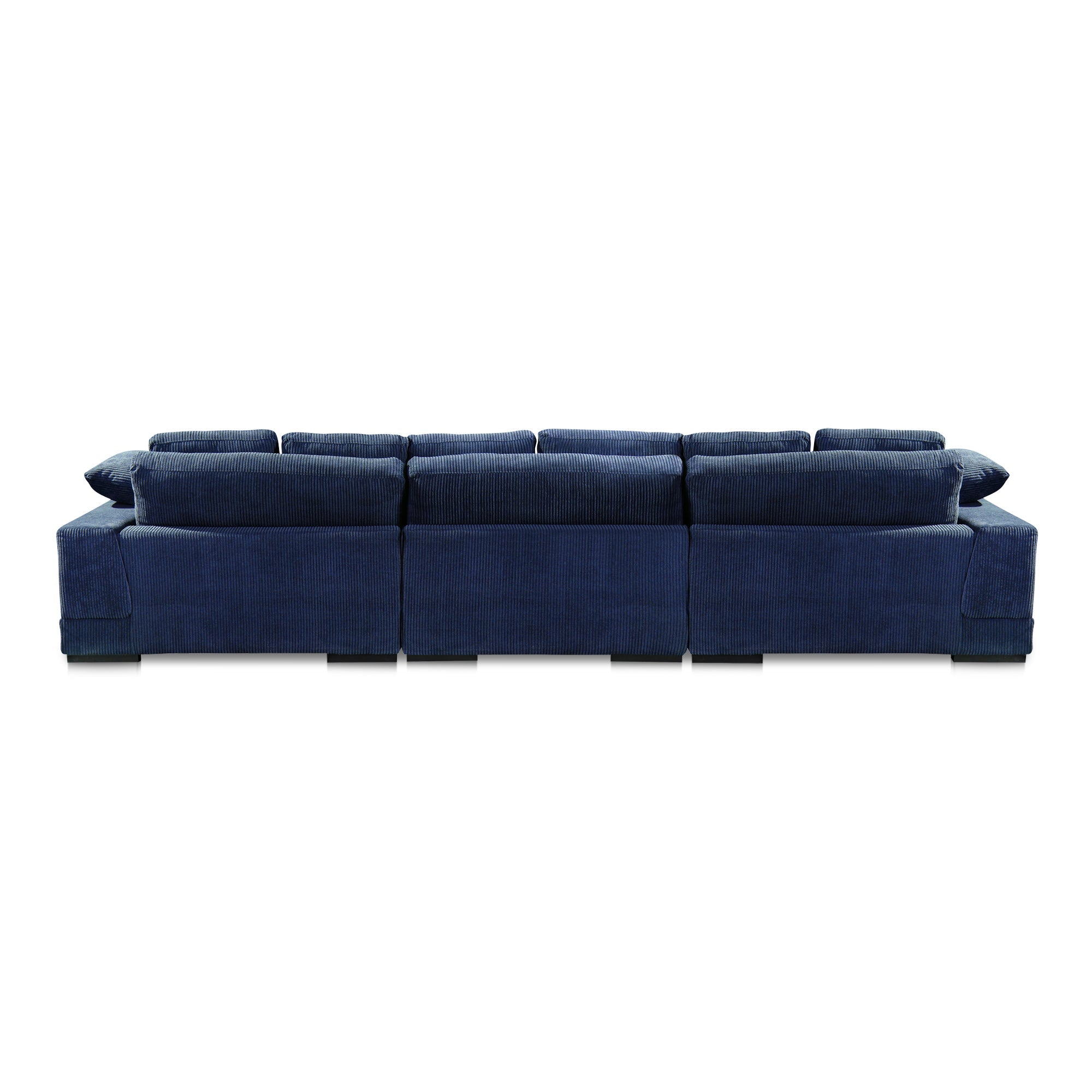 Moe's Home Collection Plunge Navy Large Sectional - Image 3