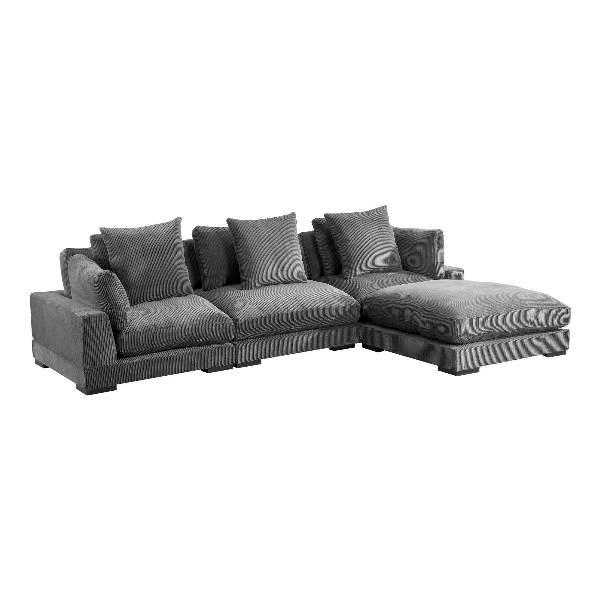 Moe’s Home Collection Tumble Grey Lounge Modular Sectional