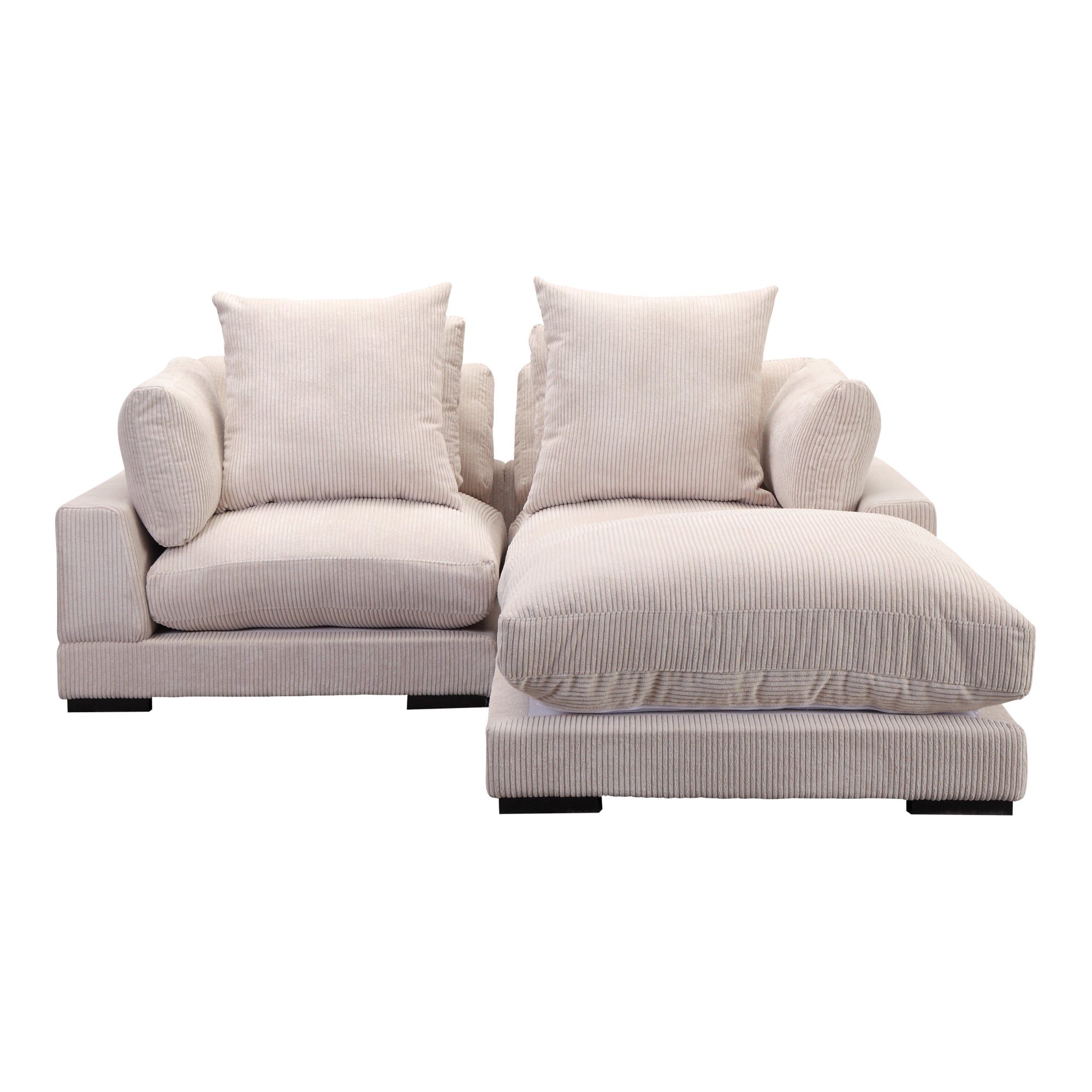 Moe's Home Collection Tumble Nook Light Brown Modular Sectional - Image 2