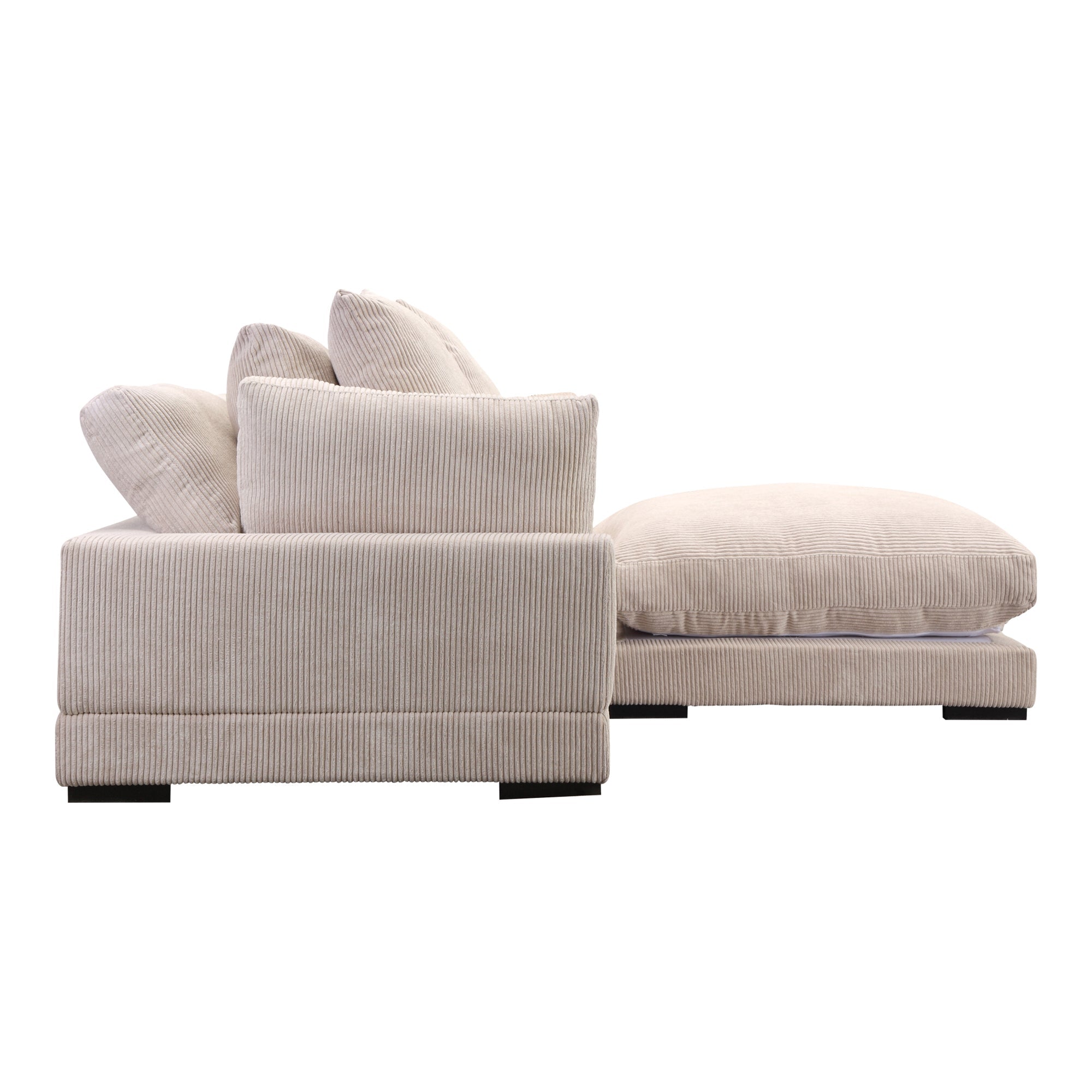 Moe's Home Collection Tumble Nook Light Brown Modular Sectional - Image 3
