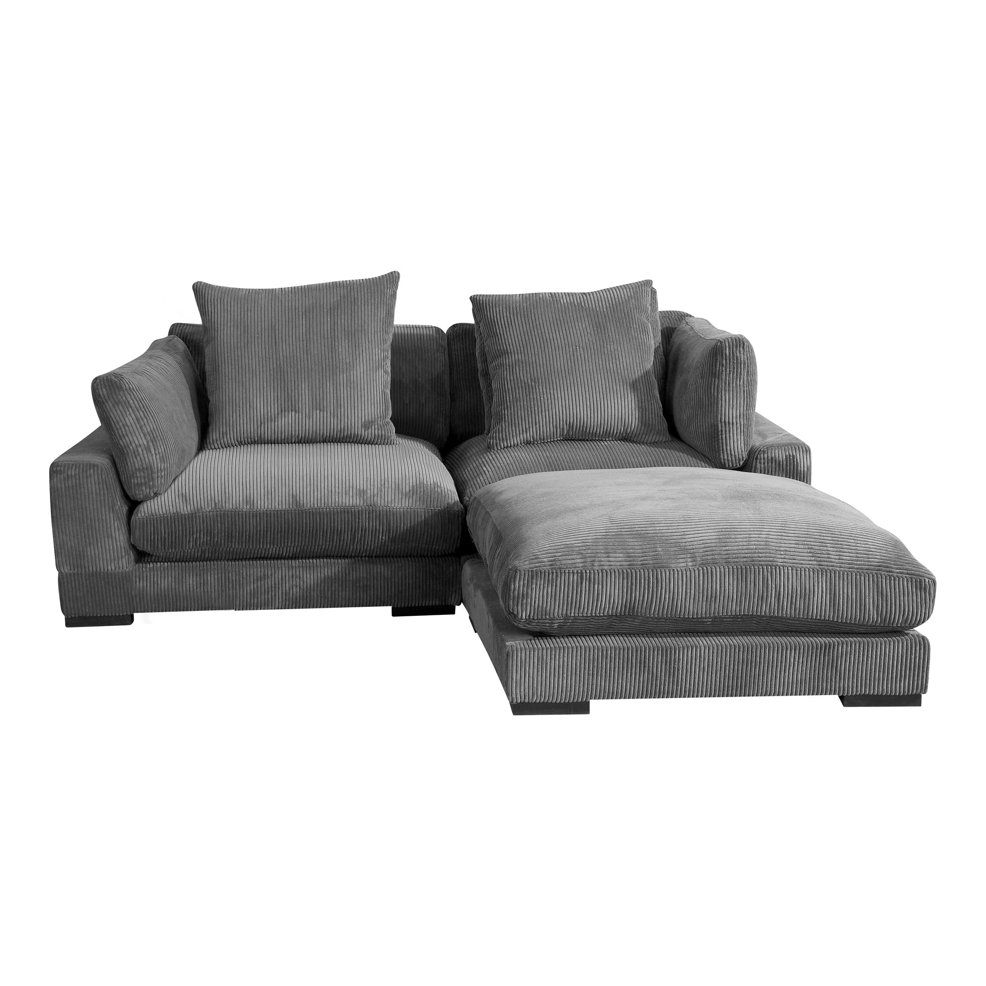Moe's Home Collection Tumble Grey Nook Modular Sectional - Image 2